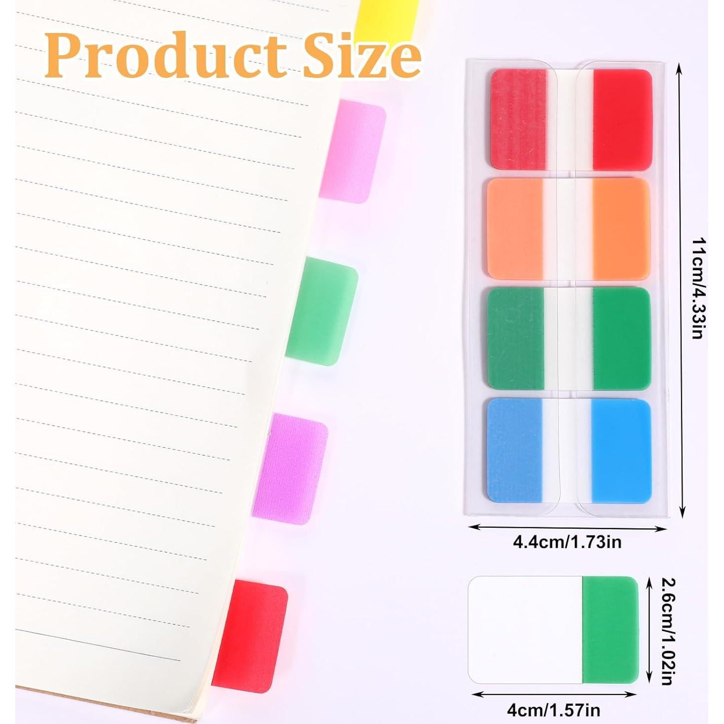 Pestañas Adhesivas Coloridas Jxiwfvl 480 Piezas 11x4.4cm