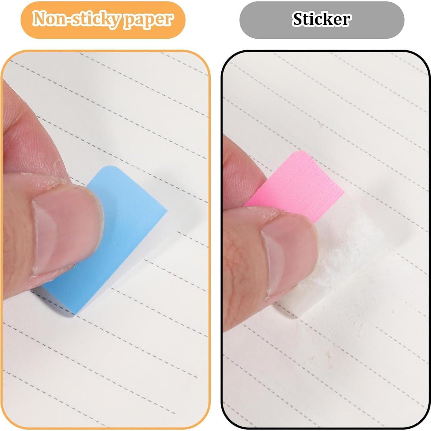 Pestañas Adhesivas Coloridas Jxiwfvl 480 Piezas 11x4.4cm