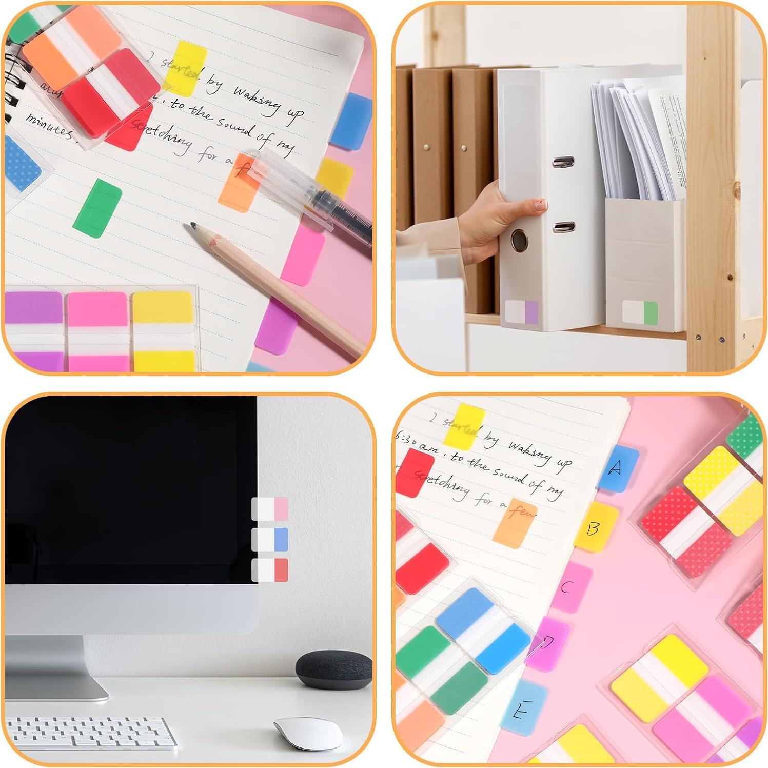 Pestañas Adhesivas Coloridas Jxiwfvl 480 Piezas 11x4.4cm