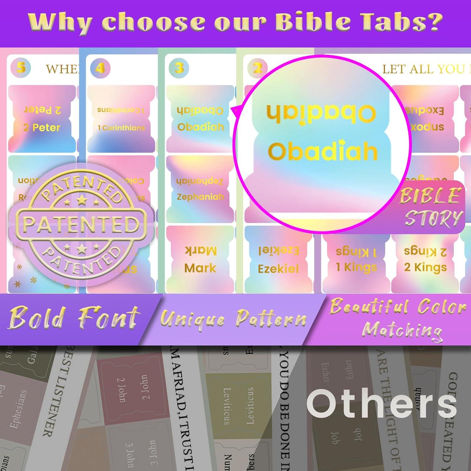 Etiquetas de Biblia Laminadas Homeair con Foil Dorado