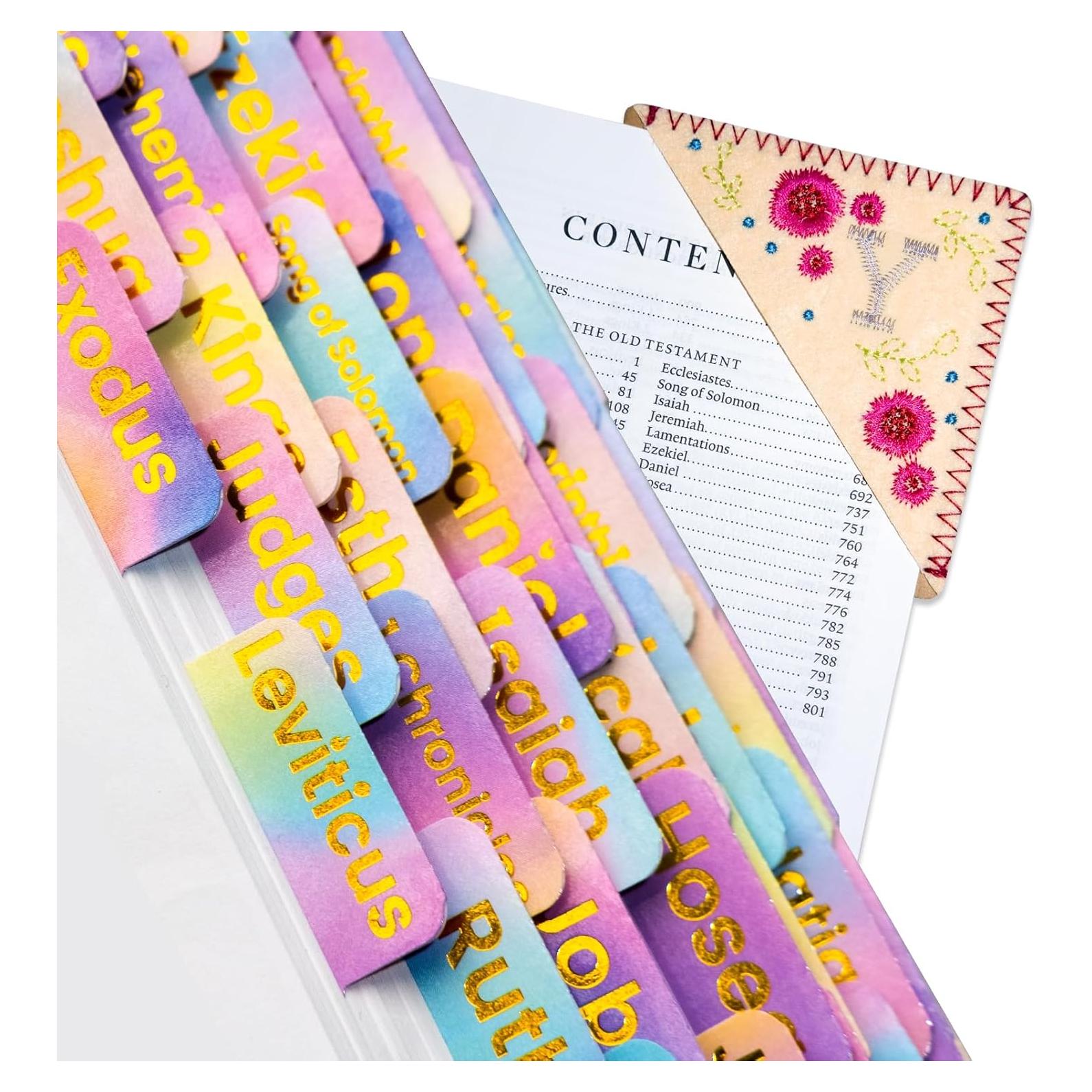 Etiquetas de Biblia Laminadas Homeair con Foil Dorado