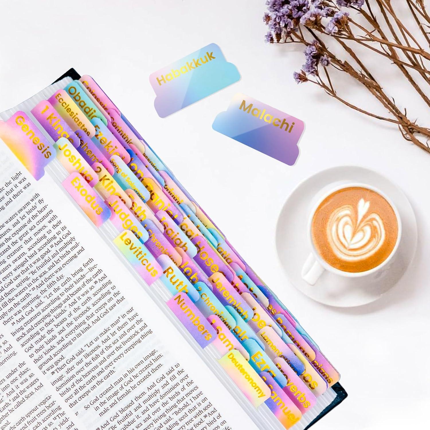 Etiquetas de Biblia Laminadas Homeair con Foil Dorado