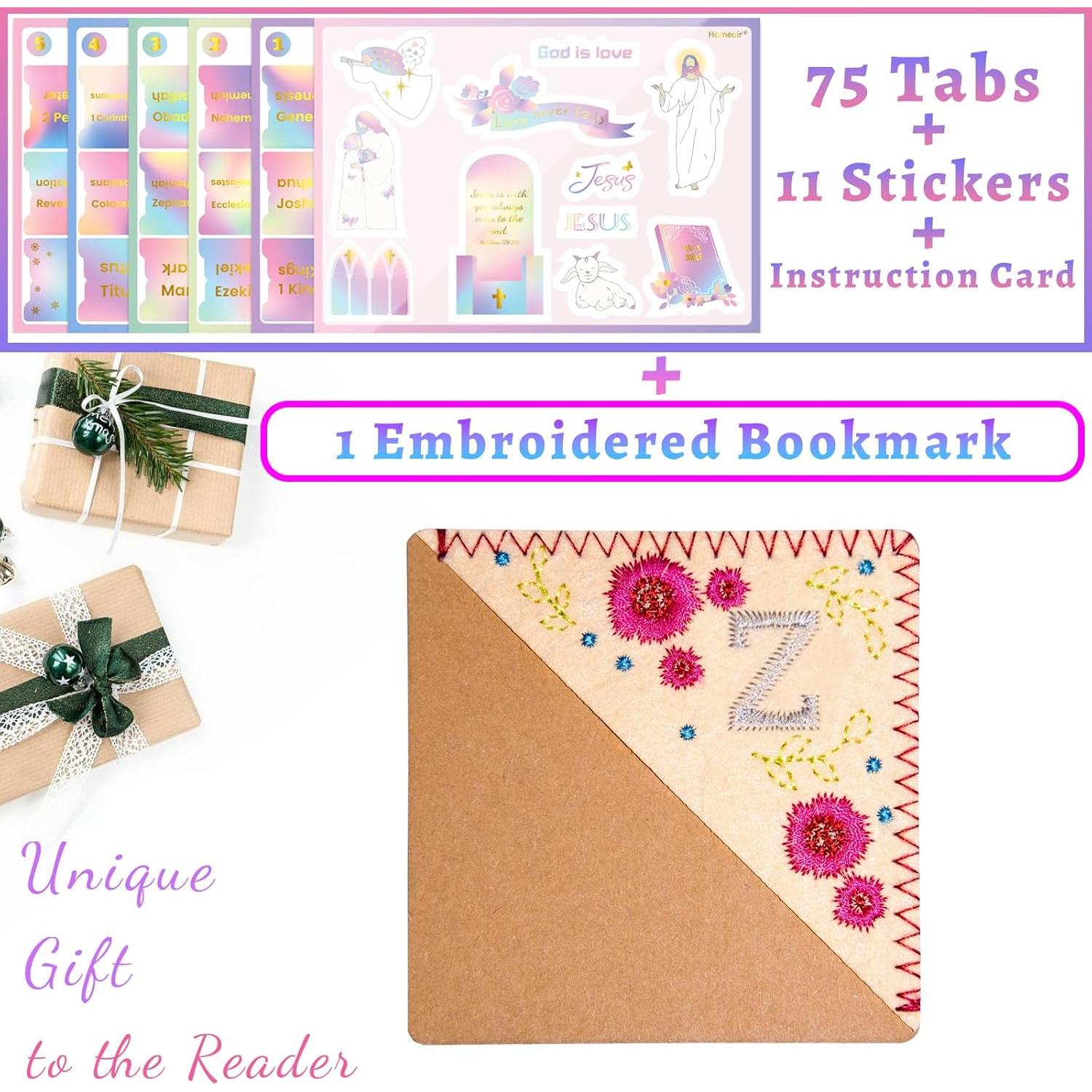 Etiquetas de Biblia Laminadas Homeair con Foil Dorado