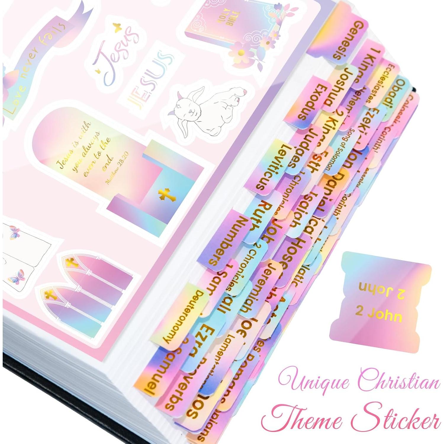 Etiquetas de Biblia Laminadas Homeair con Foil Dorado