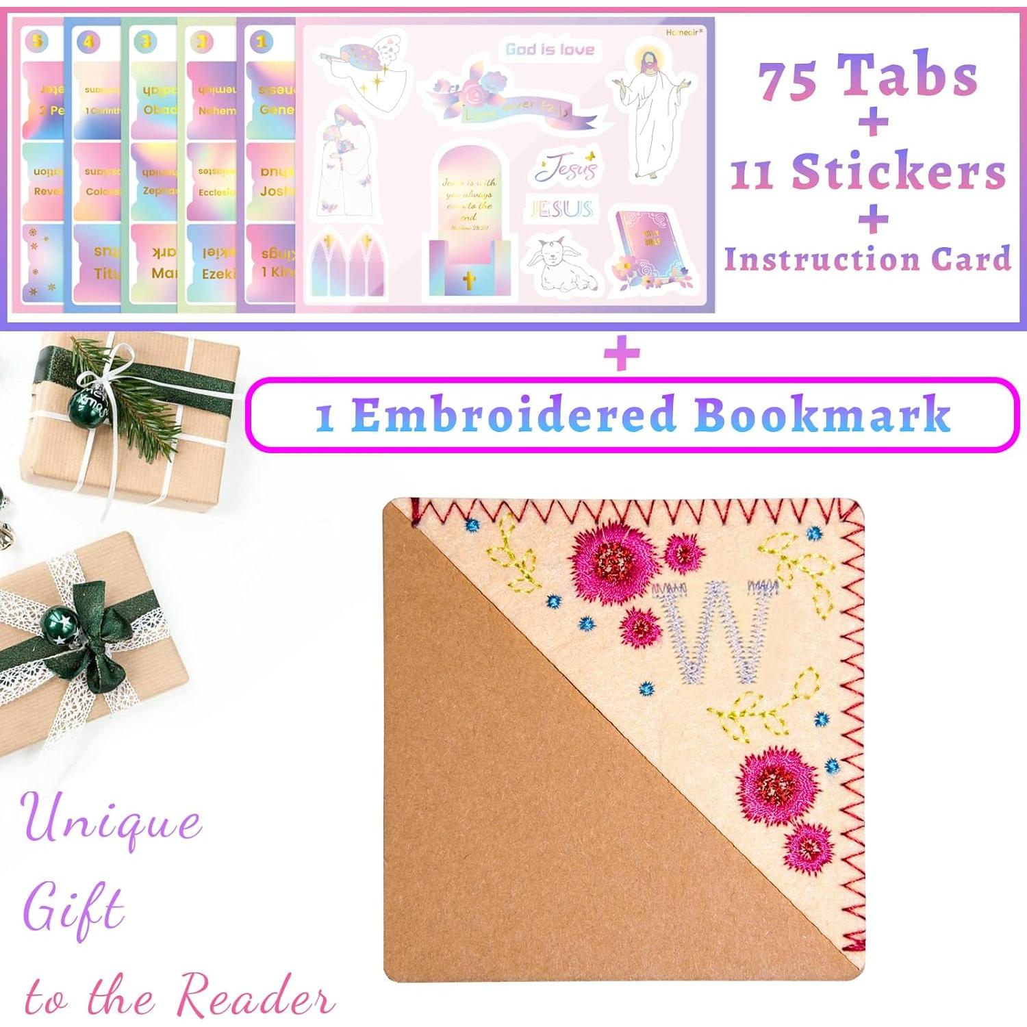 Etiquetas de Biblia Laminadas Homeair con Foil Dorado