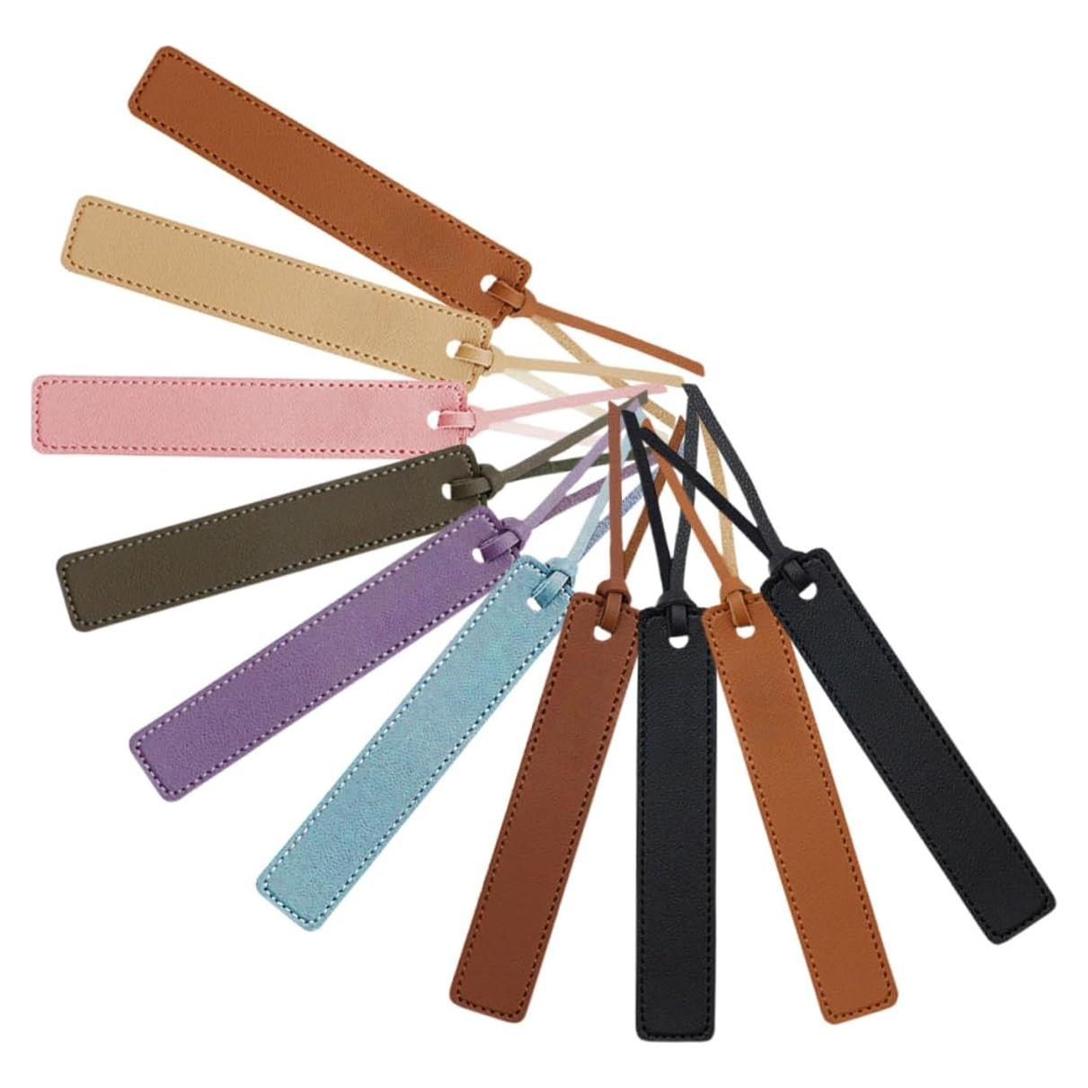 10 Marcadores de Libros Mini Parliky Coloridos PU 19.2x2.4cm