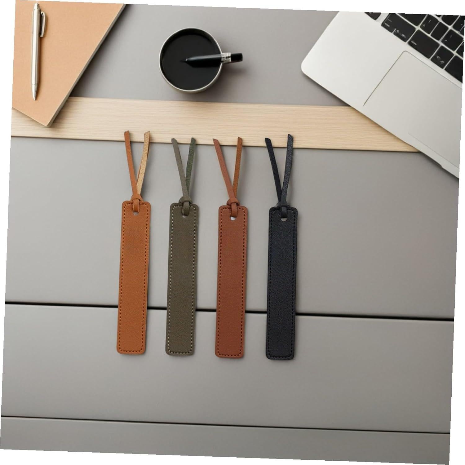 10 Marcadores de Libros Mini Parliky Coloridos PU 19.2x2.4cm