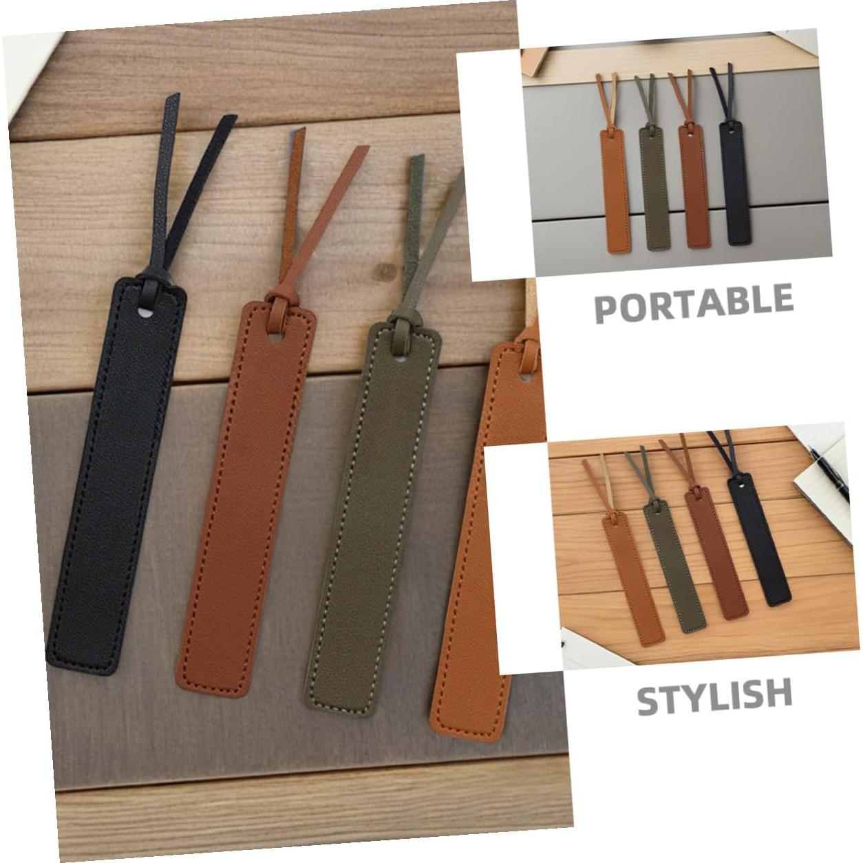 10 Marcadores de Libros Mini Parliky Coloridos PU 19.2x2.4cm