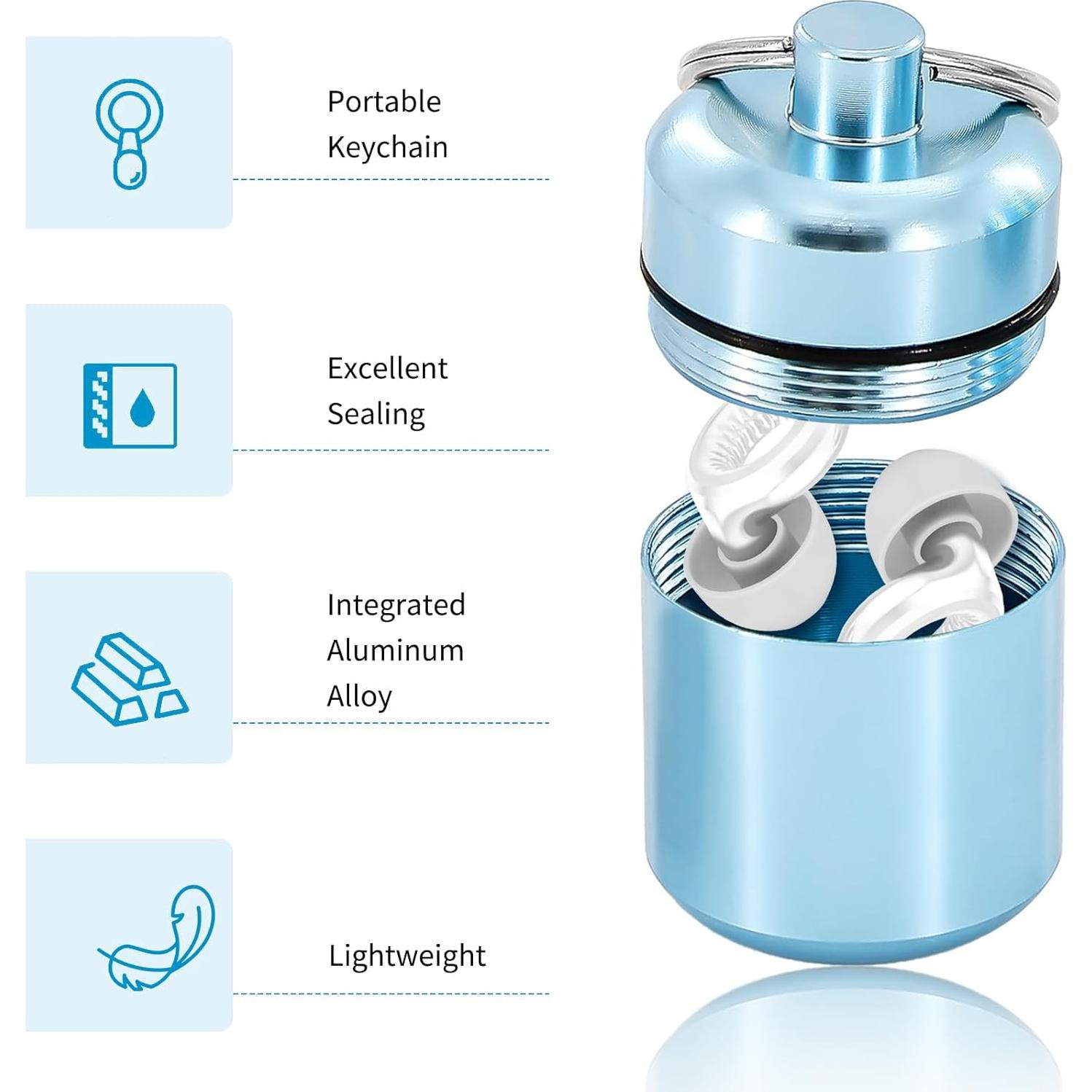 Estuche Portátil para Tapones de Oído Xorim - 4 Colores