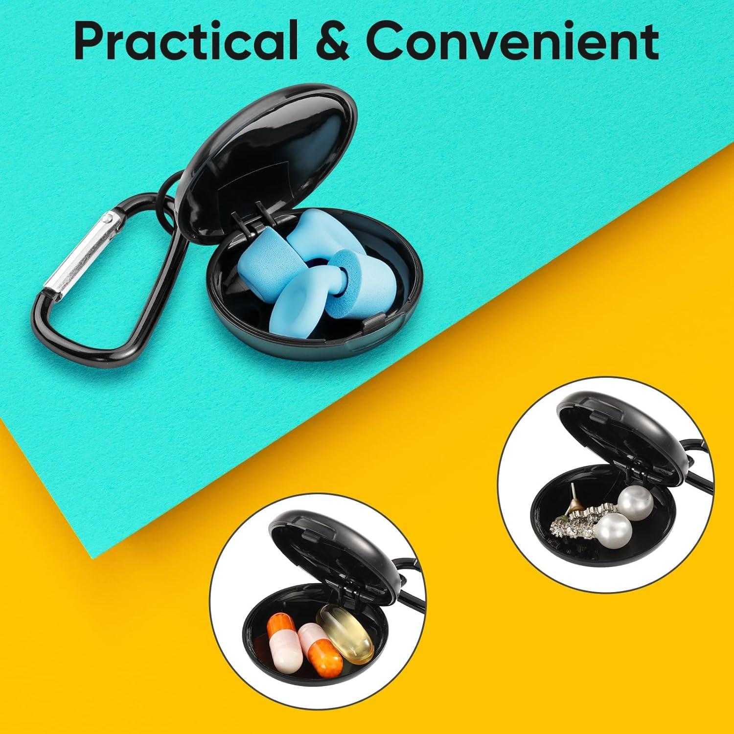 Estuche Organizador para Tapones de Oídos Yawsoy Negro