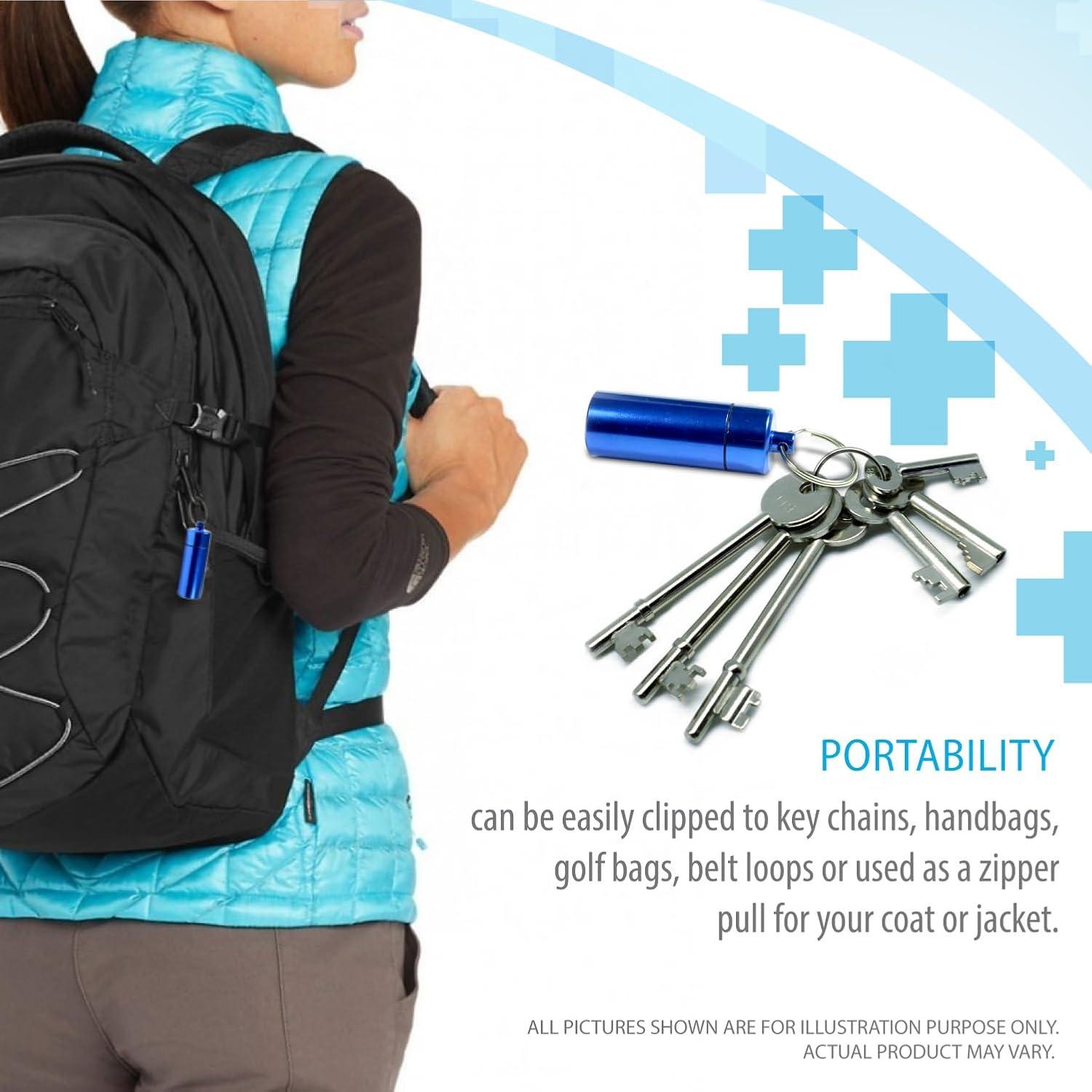 Organizador de Pastillas Deke Home Aluminio Impermeable 2x6cm