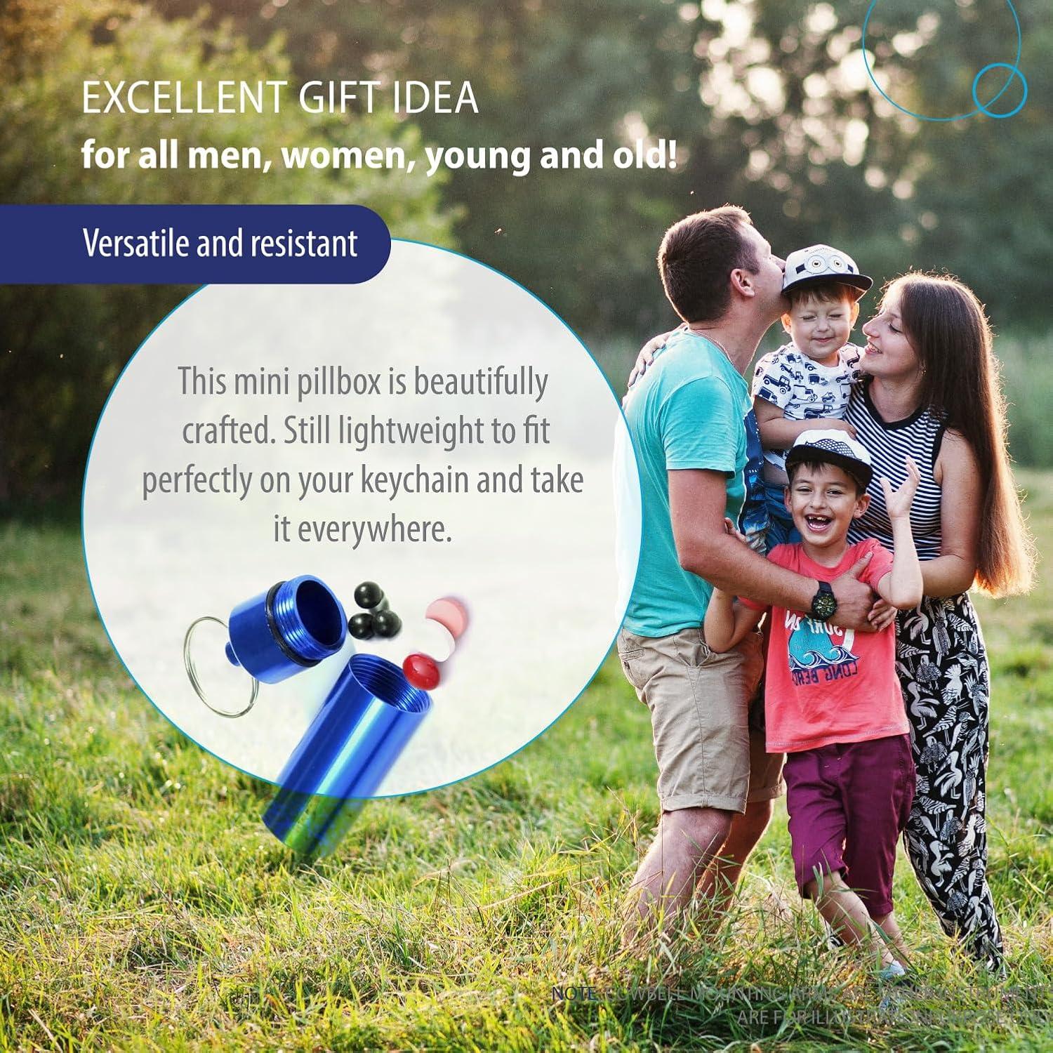 Organizador de Pastillas Deke Home Aluminio Impermeable 2x6cm