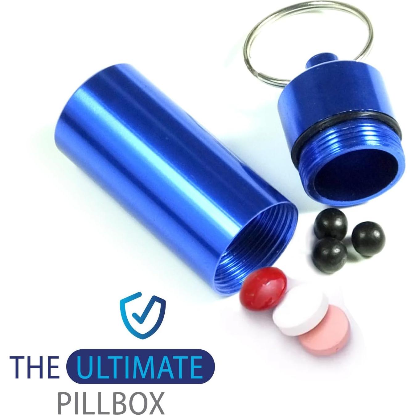 Organizador de Pastillas Deke Home Aluminio Impermeable 2x6cm