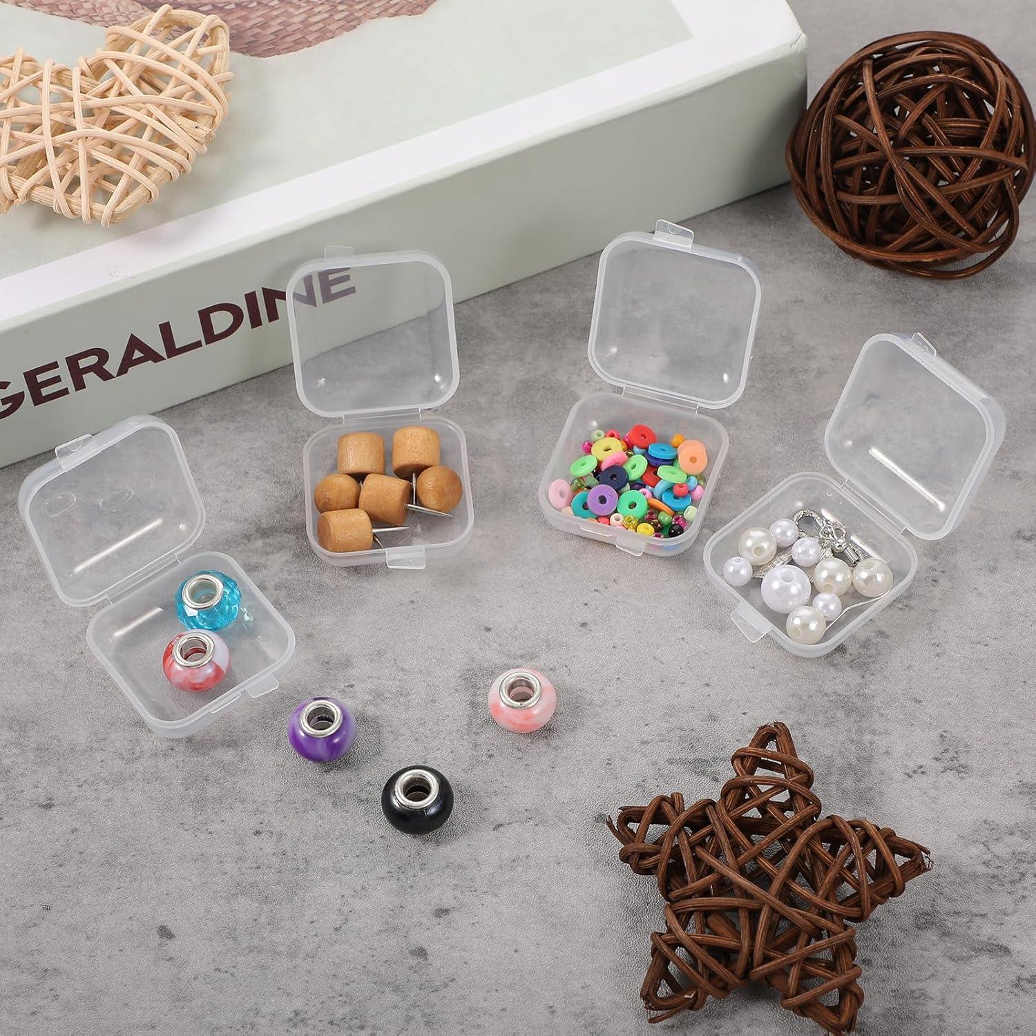 15 Estuches Transparentes WJIAA para Almacenamiento de Joyas