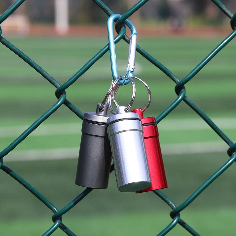 Contenedor de Pastillas EFFIET Aluminio Impermeable 5.08x2.03cm