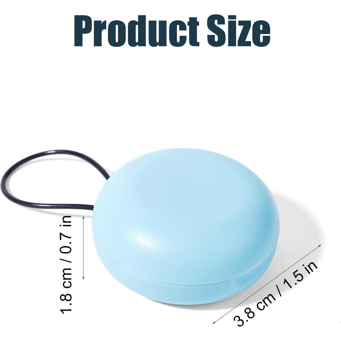 Estuche para Tapones de Oídos XIHIRCD Redondo Azul