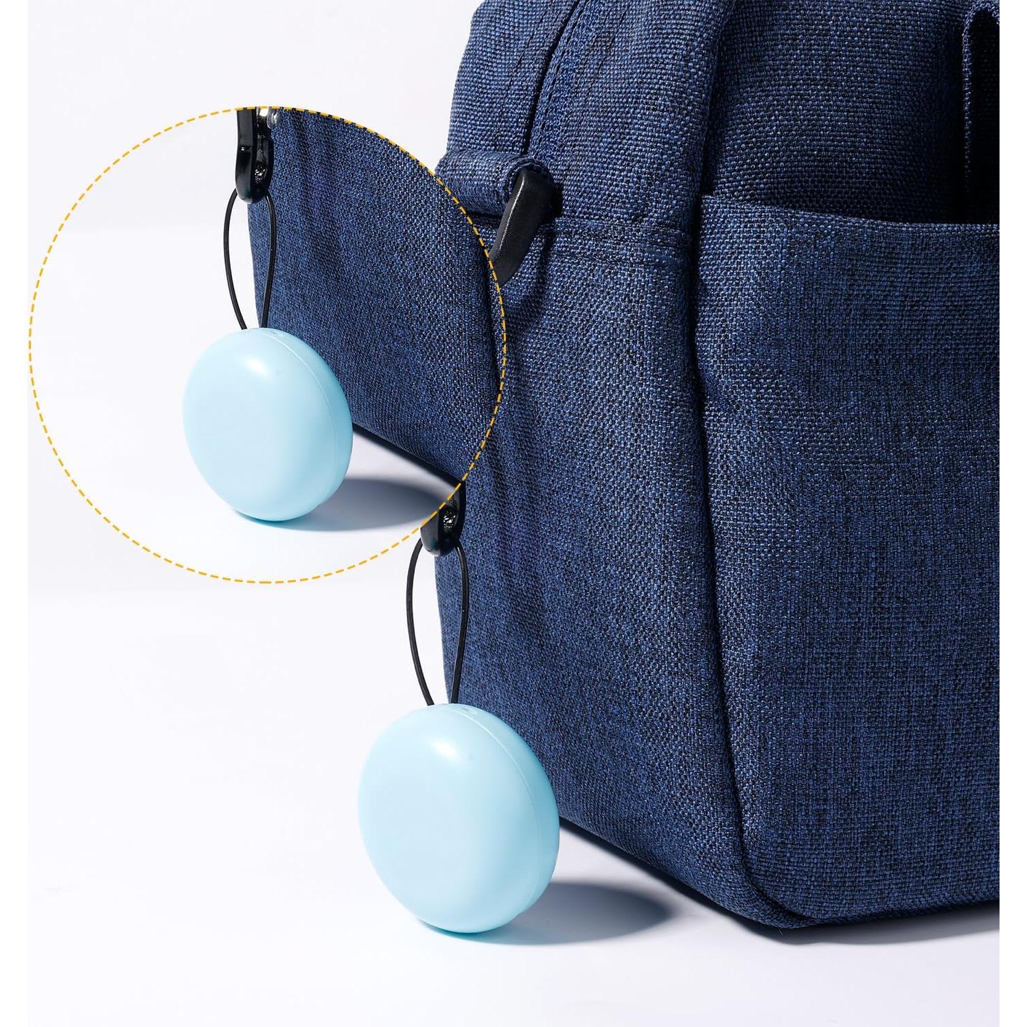 Estuche para Tapones de Oídos XIHIRCD Redondo Azul