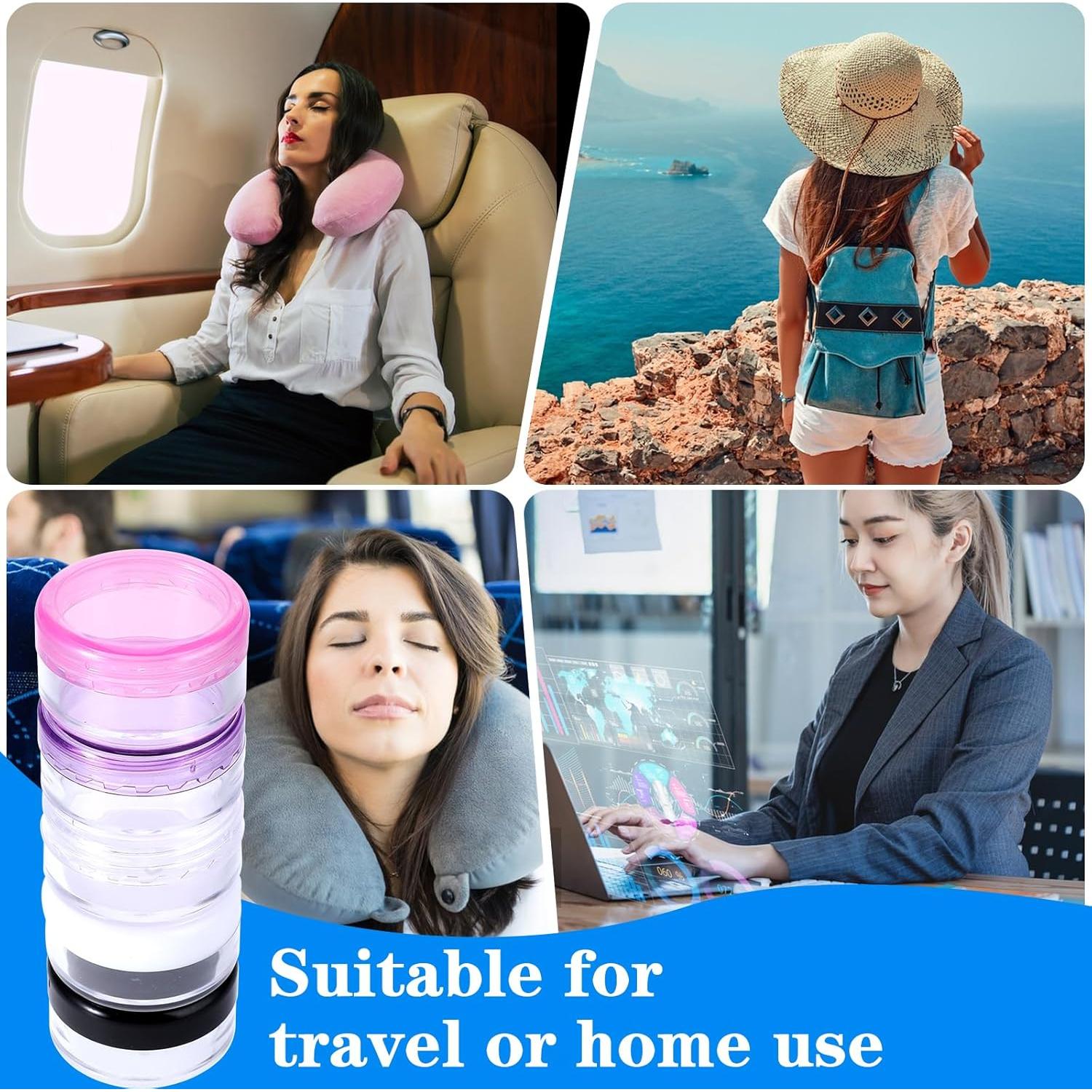 Caja Organizadora de Pastillas Dimeho 5 Pcs Sin BPA 3.81 cm