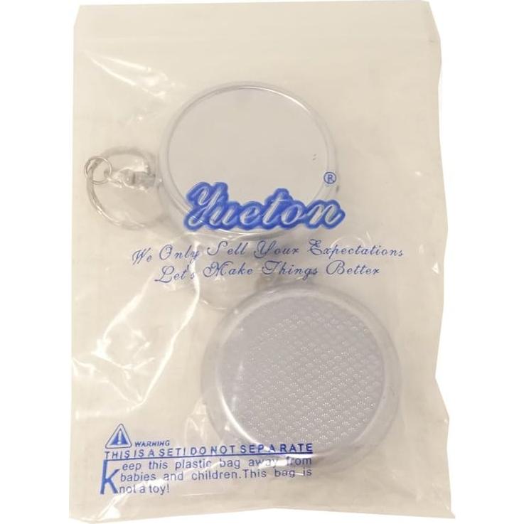 Pastillero Llavero de Metal Yueton - 2 Piezas, 4.76 cm