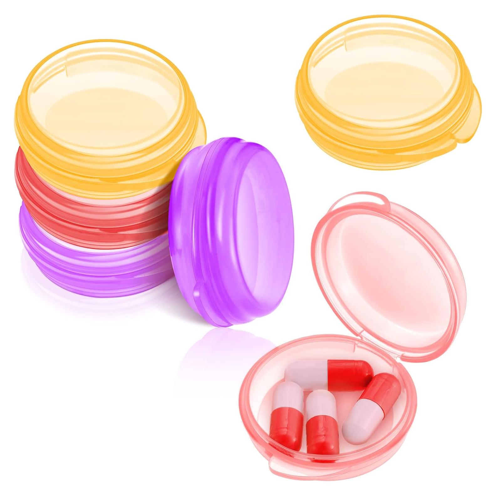 Organizador de Pastillas Patelai 6 Piezas Mini Transparente