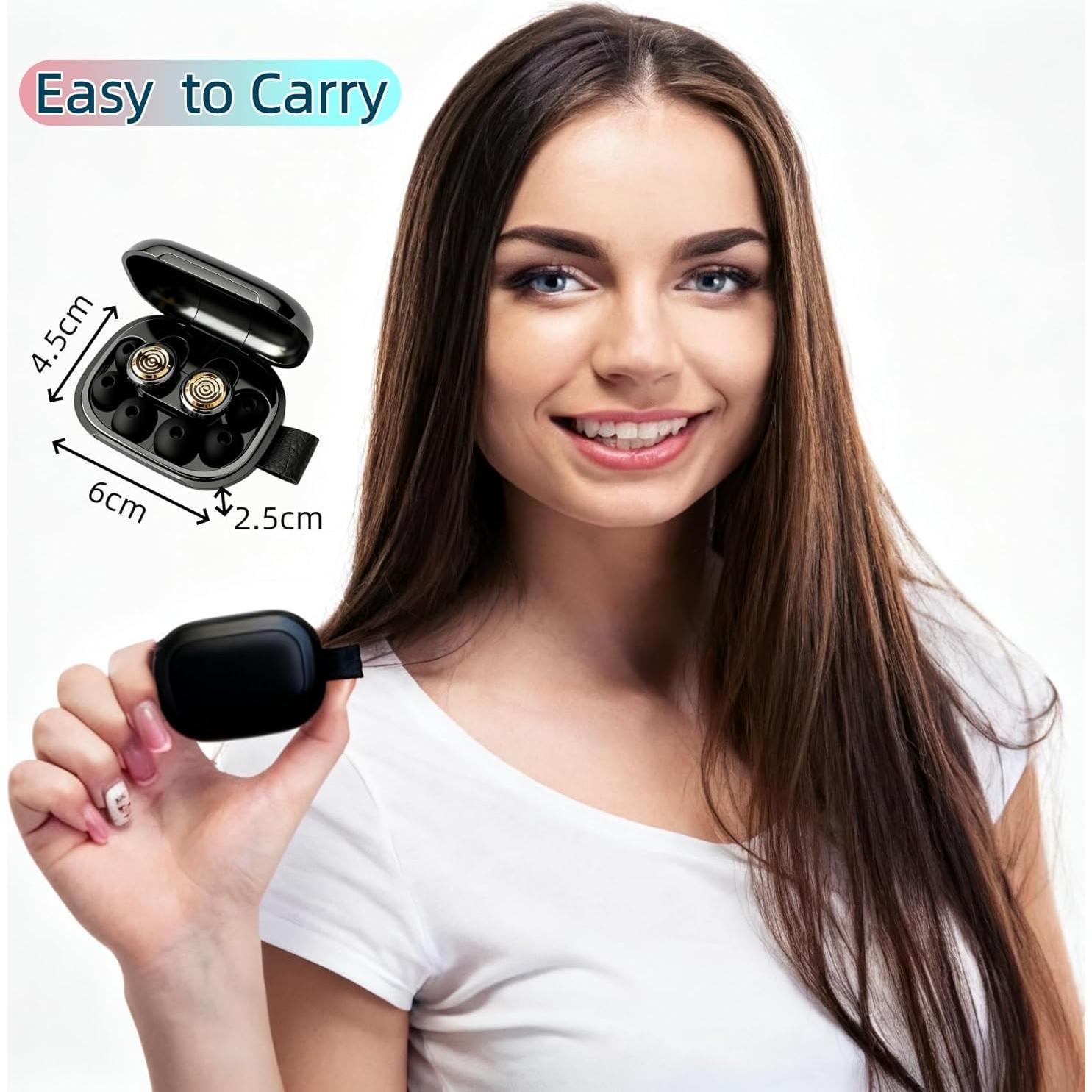 Tapones para Oídos COEHSFY 30dB Silicona Reutilizables 8 Puntas