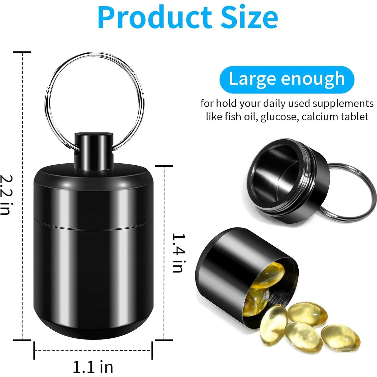 Soporte de Llavero para Pastillas CHIVENIDO - Estuche Impermeable