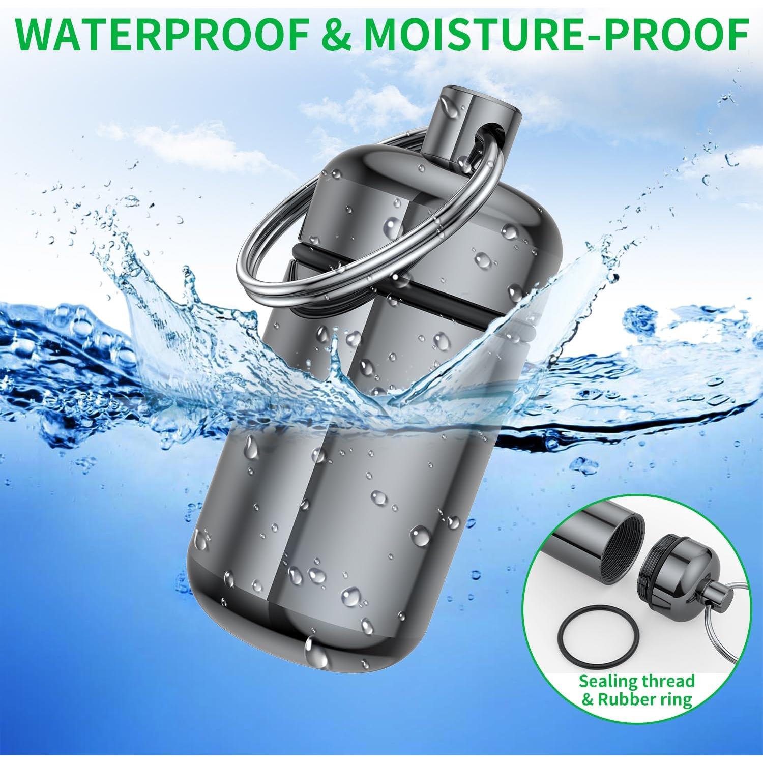 Paquete de 3 organizadores de pastillas Urekt - Aluminio a prueba de agua