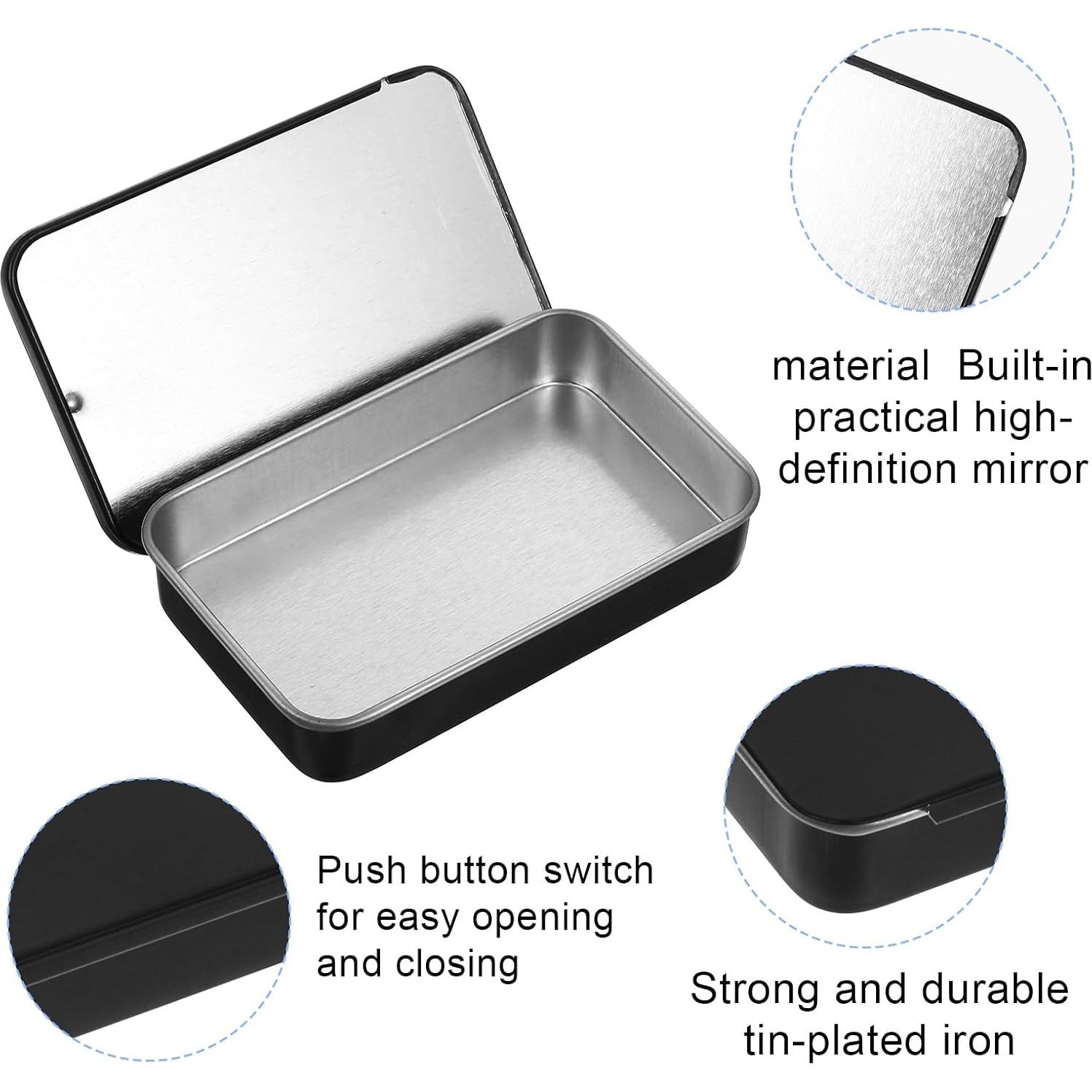 Estuche Portátil Hilo Dental Hpmjz 4 Piezas Negro 8x5x1.6cm