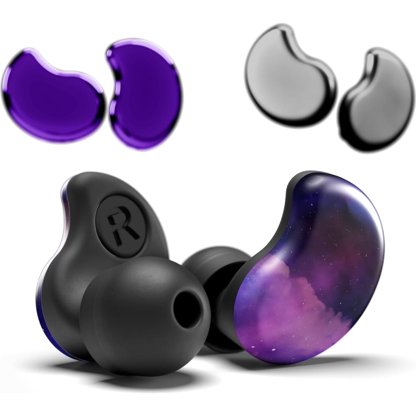 Tapones para Oídos CURVD Cliq Reutilizables con Estuche - 5 Tamaños