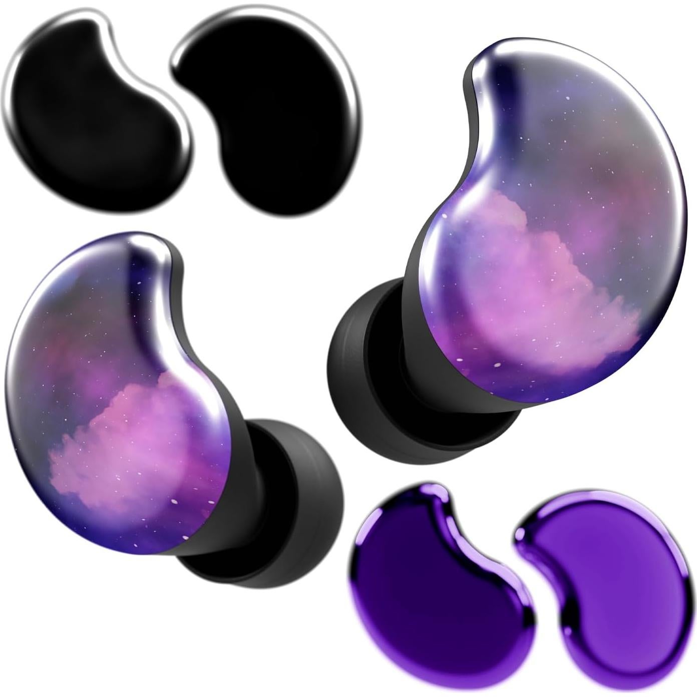 Tapones para Oídos CURVD Cliq Reutilizables con Estuche - 5 Tamaños