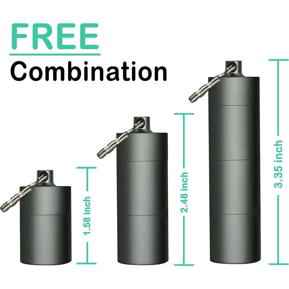 Estuche Portátil para Pastillas EFFIET 3 Compartimentos