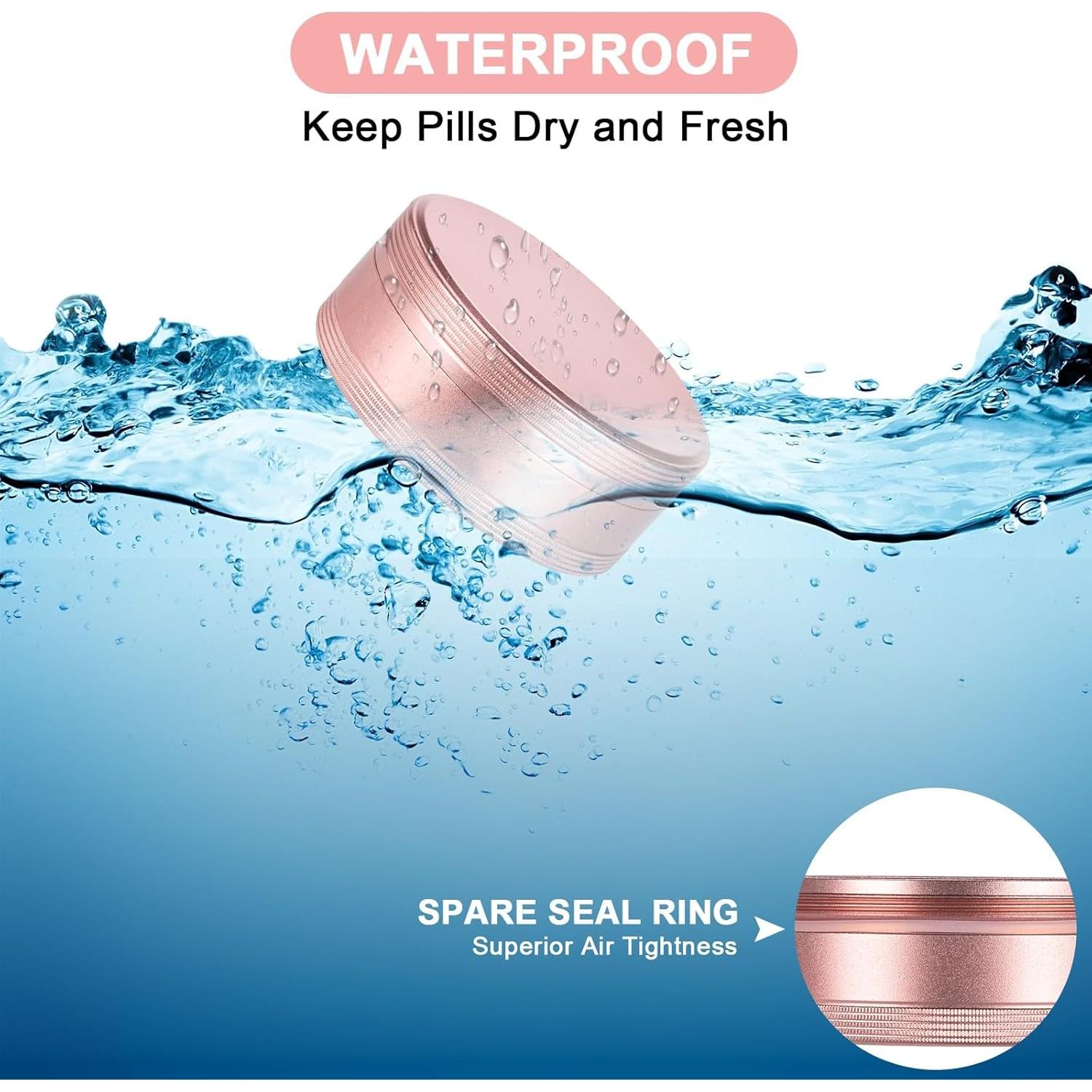 Estuche para Pastillas SOBAHIDO 2 Compartimentos Rosa