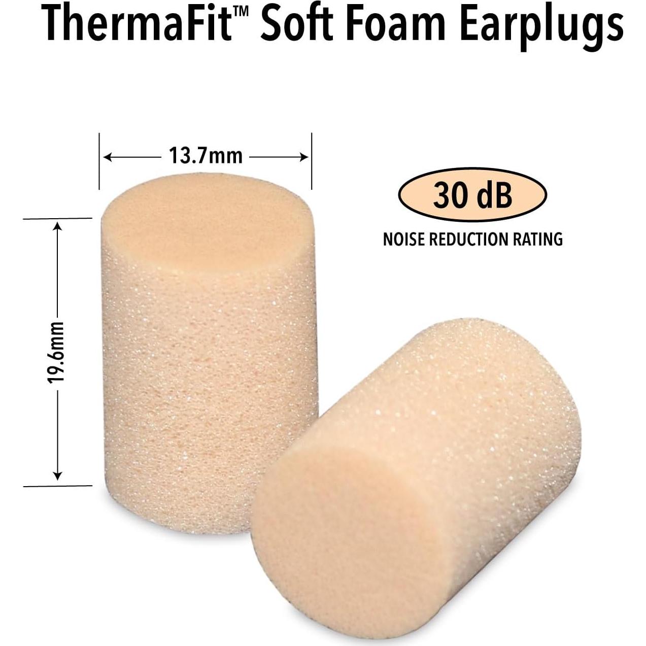 Tapones para oídos Mack's ThermaFit - 10 pares con estuche