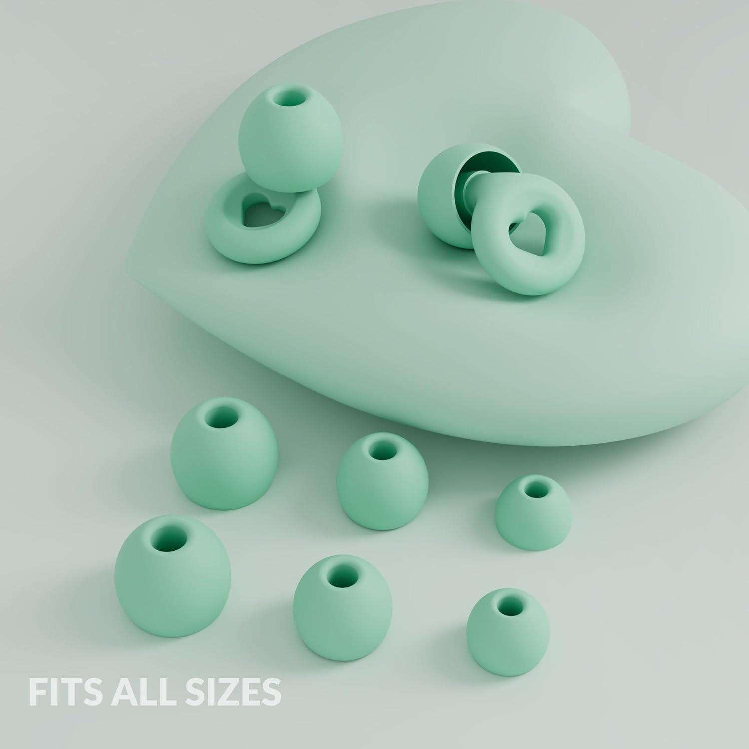 Tapones para oídos REUZBL reutilizables NRR 25dB color verde