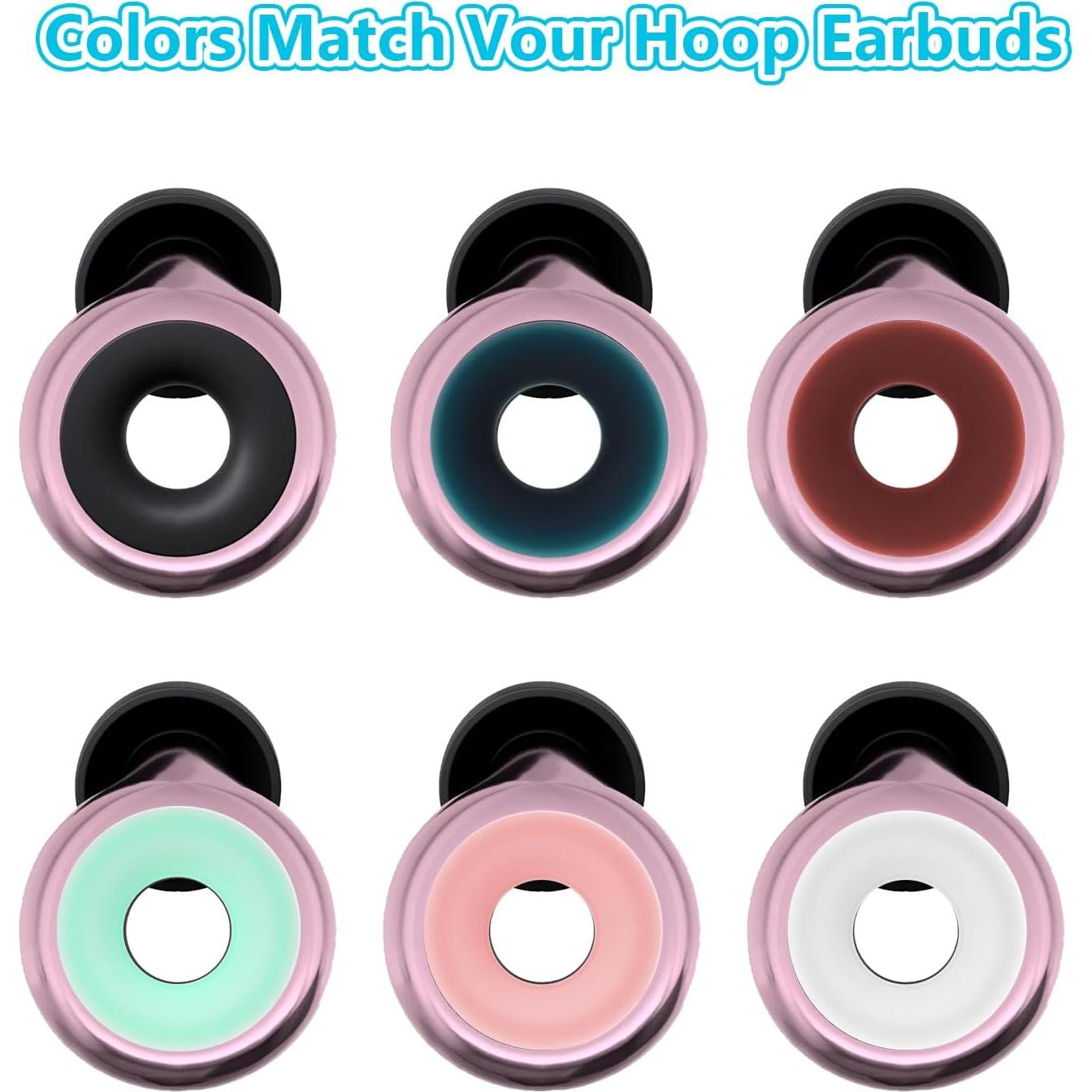 Paquete de 12 Tapones para Oídos Silicona Gjinxi 580808_1