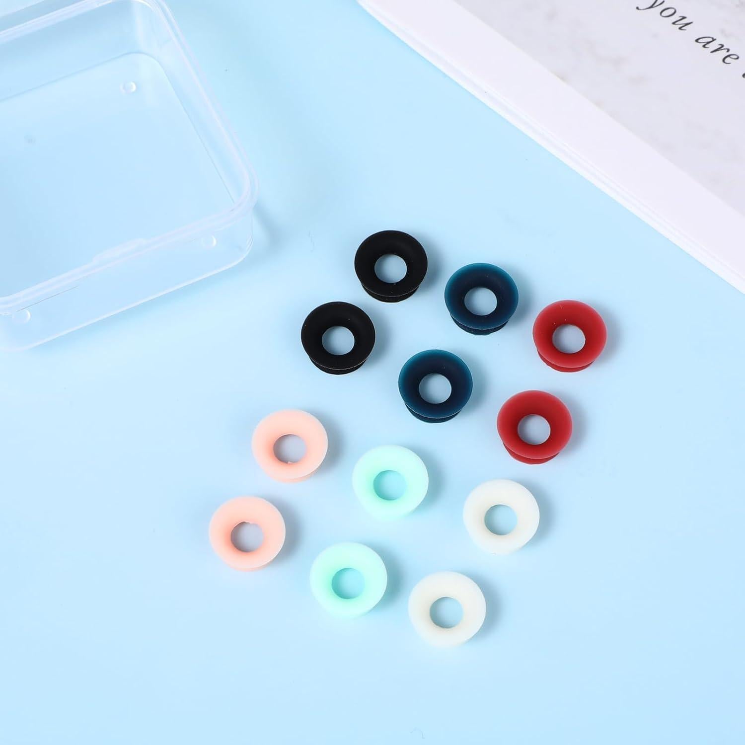 Paquete de 12 Tapones para Oídos Silicona Gjinxi 580808_1