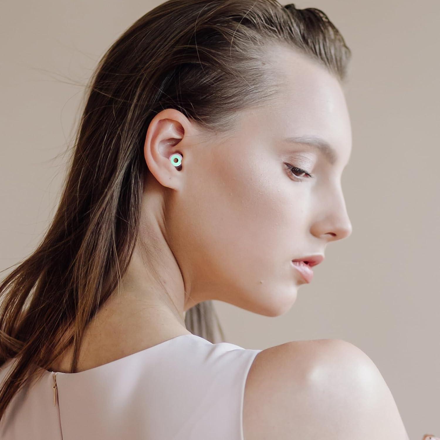 Paquete de 12 Tapones para Oídos Silicona Gjinxi 580808_1