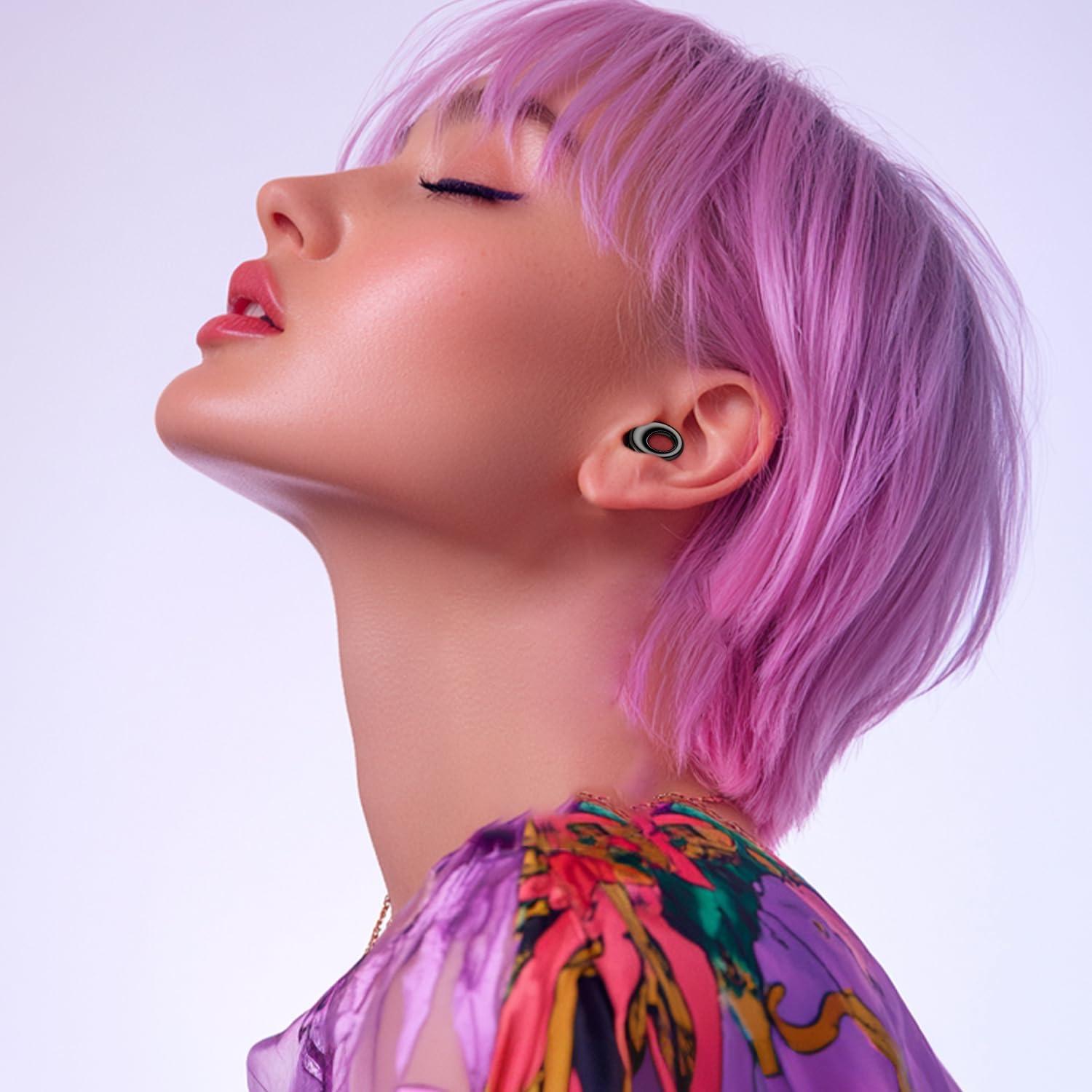 Tapones para Oídos Masajoy Silicona Reutilizables 30dB Negro