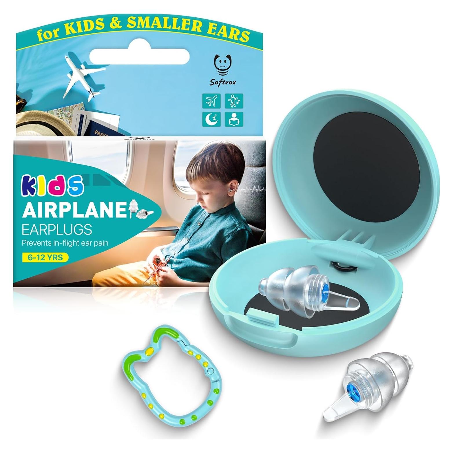 Tapones para Oídos Niños Softvox Marino, Alivio Presión 25 dB