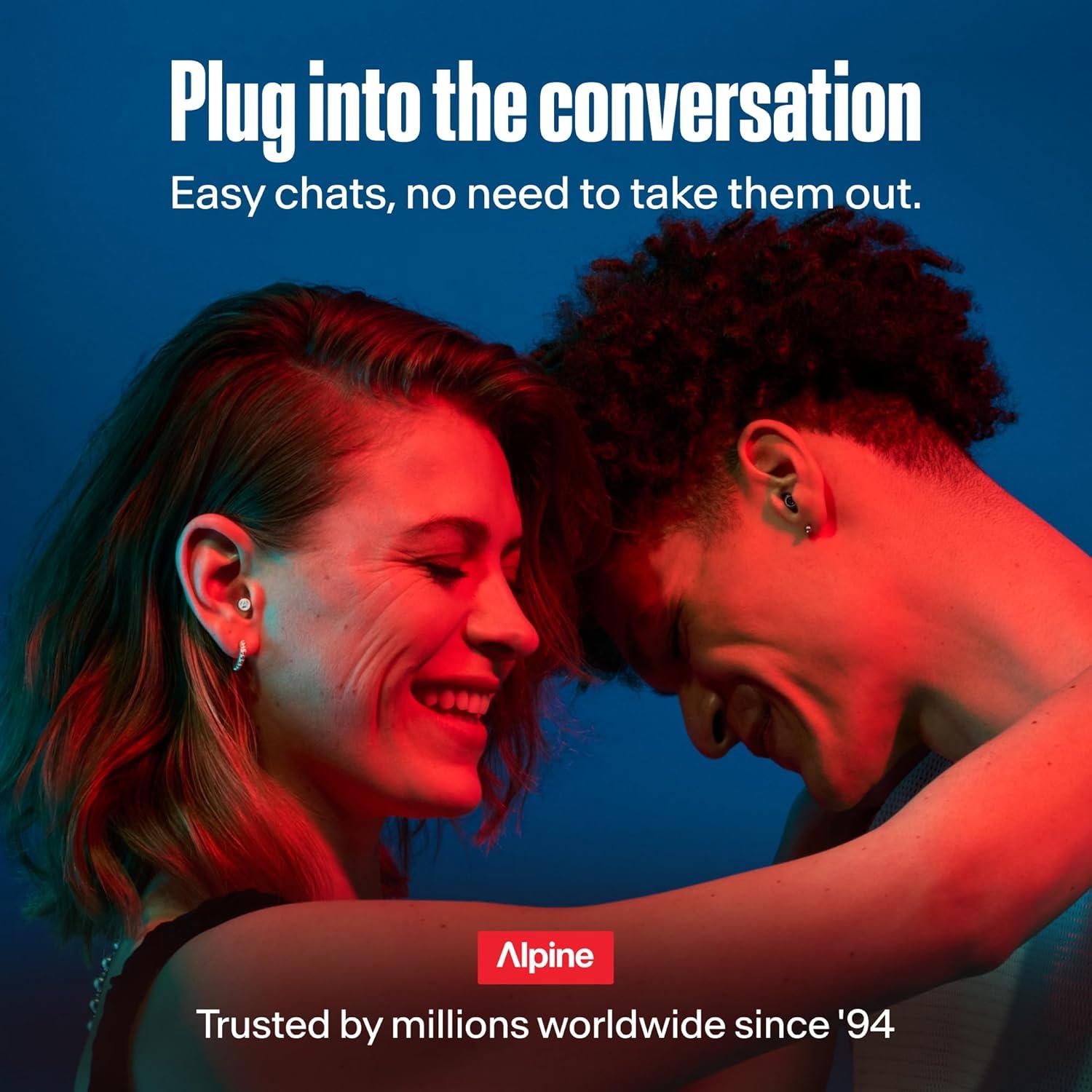 Tapones para Oídos Alpine PartyPlug Pro - Alta Fidelidad 21dB