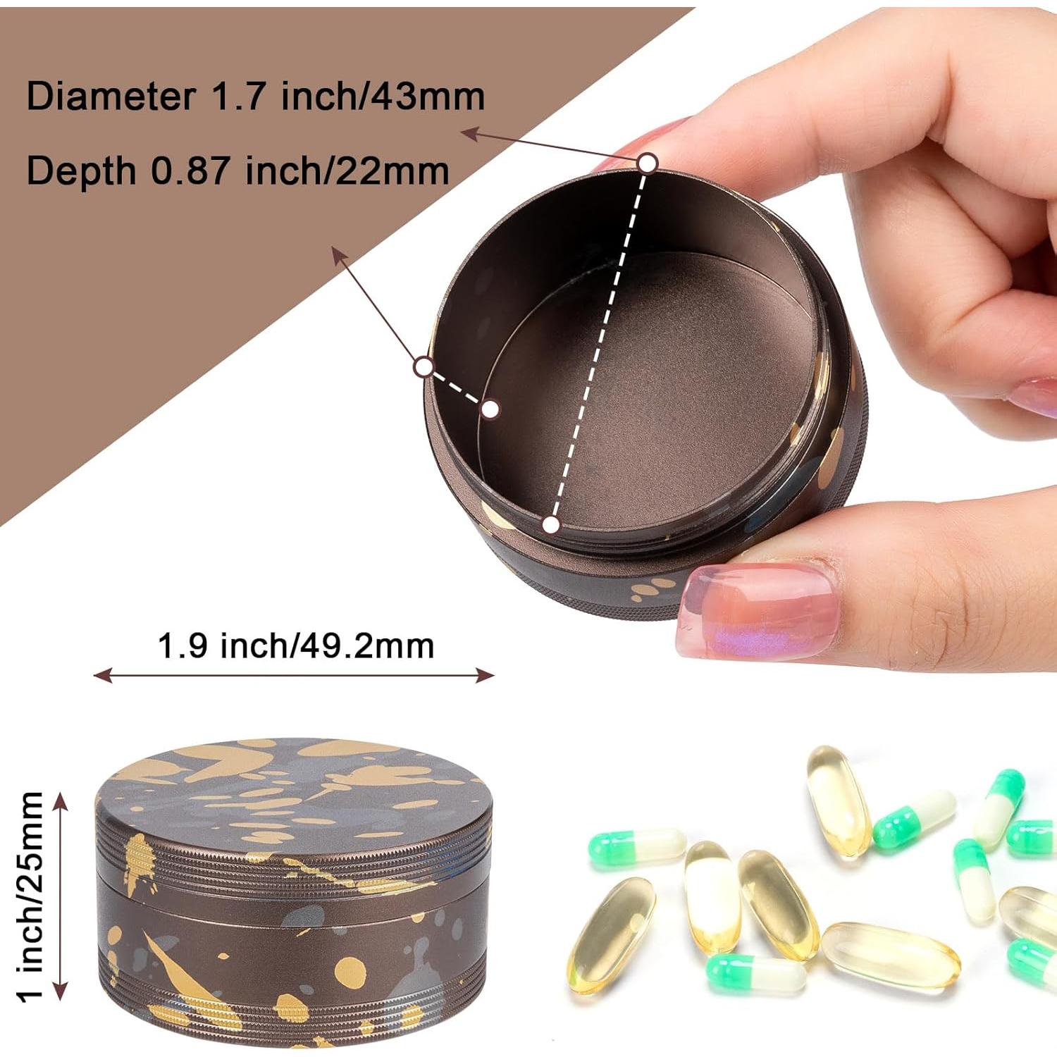 Caja de Pastillas Metálica SOBAHIDO Camo Impermeable 10ml