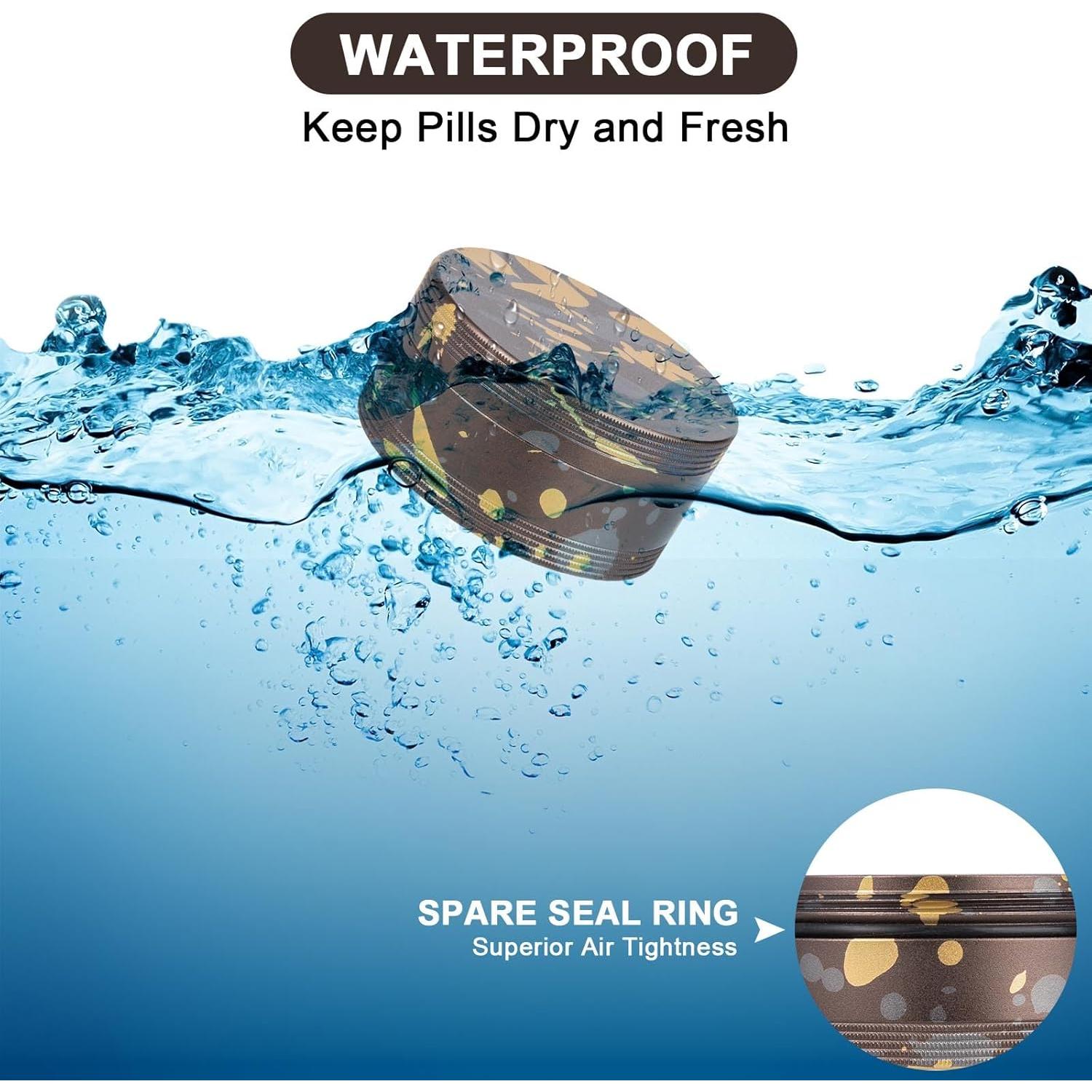 Caja de Pastillas Metálica SOBAHIDO Camo Impermeable 10ml