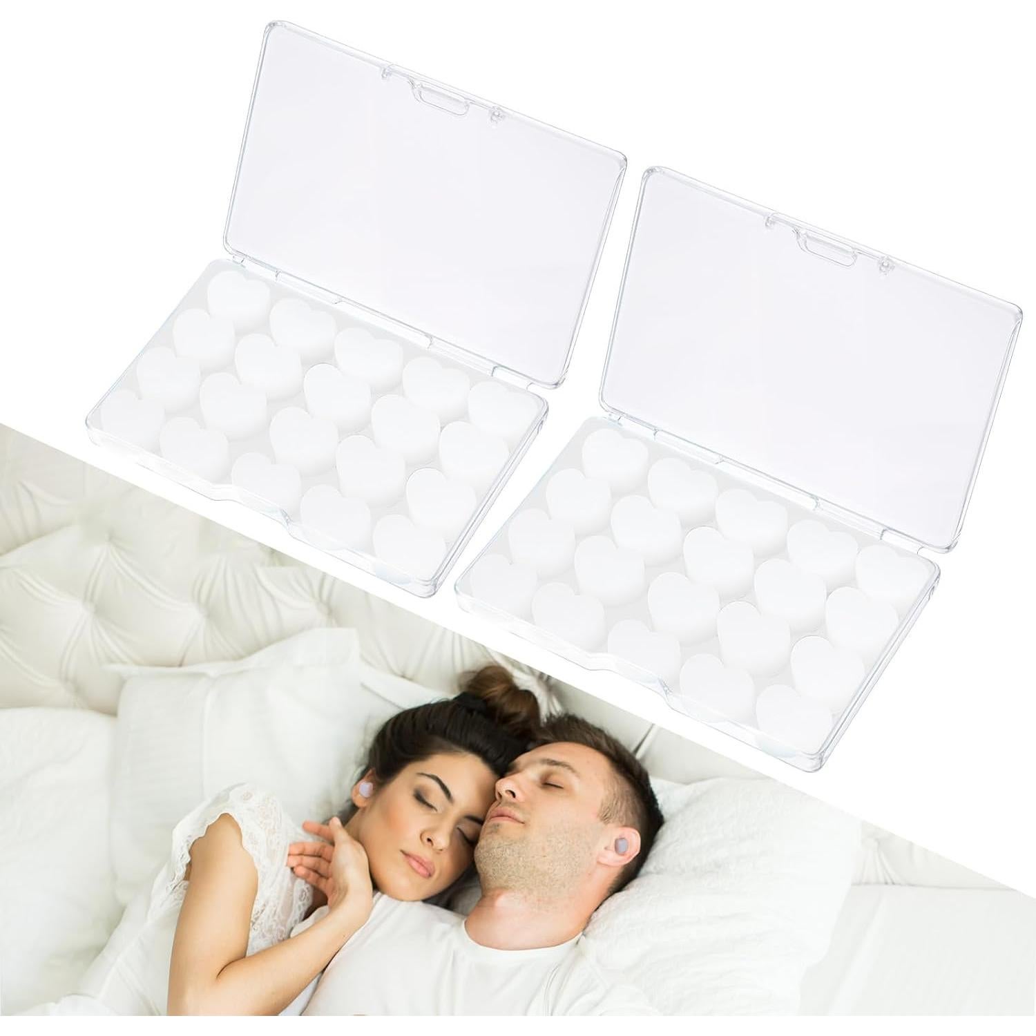 40 Tapones de Silicona Reutilizables EupHHonycs para Oídos