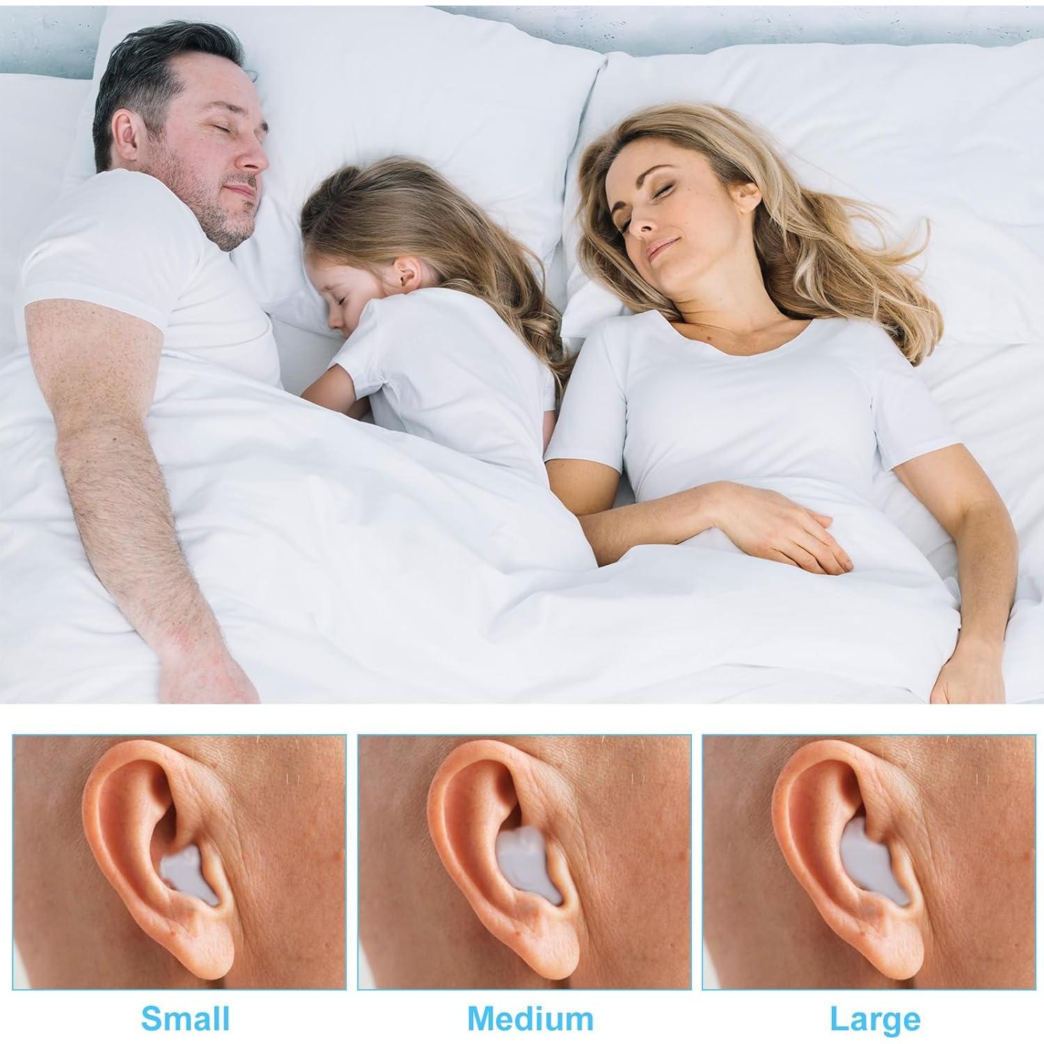 40 Tapones de Silicona Reutilizables EupHHonycs para Oídos