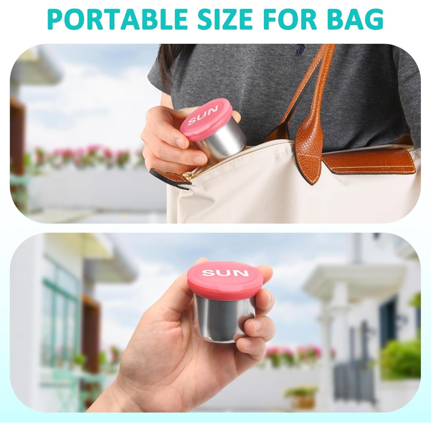 Estuche de Pastillas Metálico GIIYAA Semanal 7 Días Impermeable