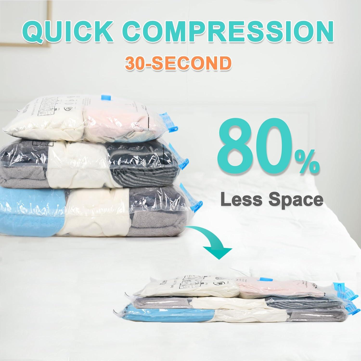 Paquete de 12 Bolsas de Almacenamiento al Vacío ZOESTORAGE