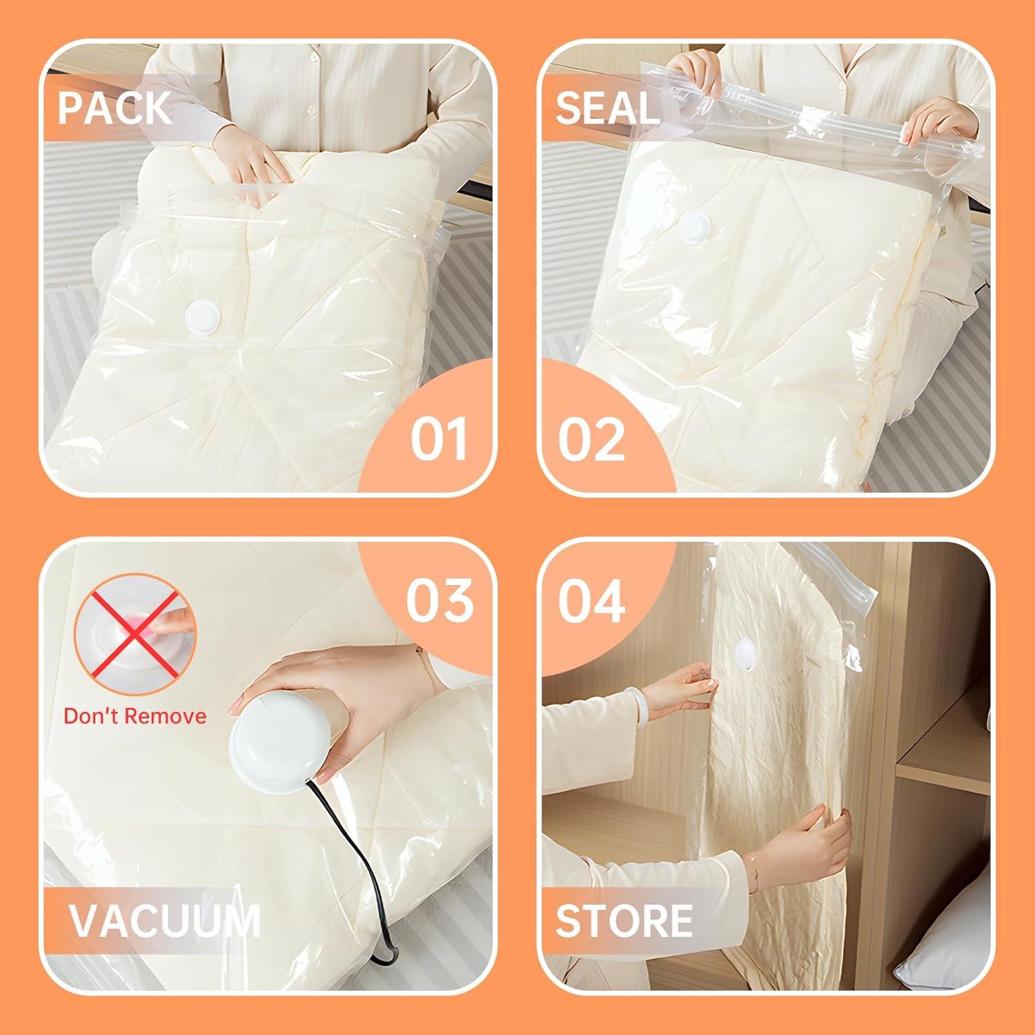 Paquete de 12 Bolsas de Almacenamiento al Vacío WESOCFIT