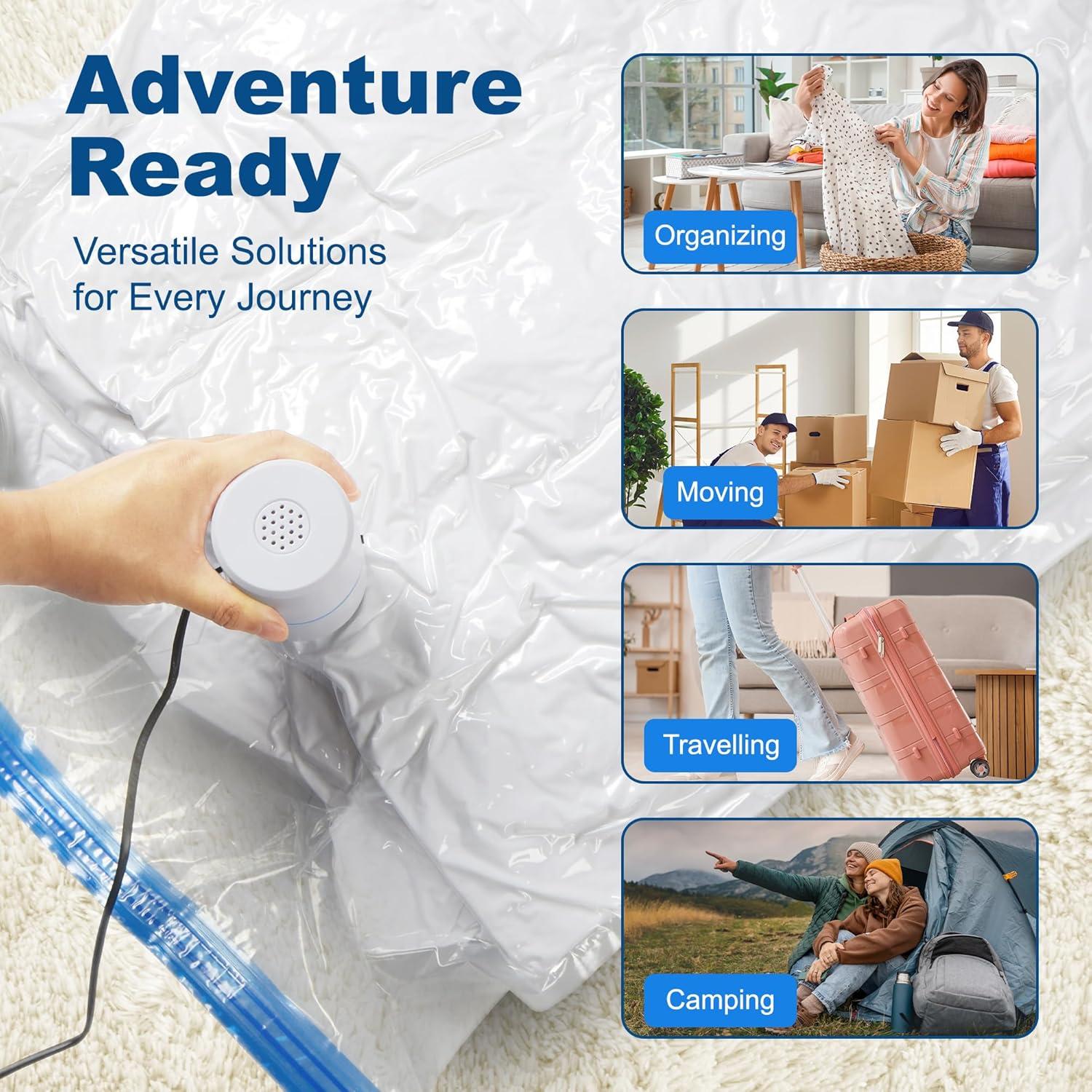 Bolsas de Almacenamiento al Vacío HOUSE DAY 30 Piezas con Bomba