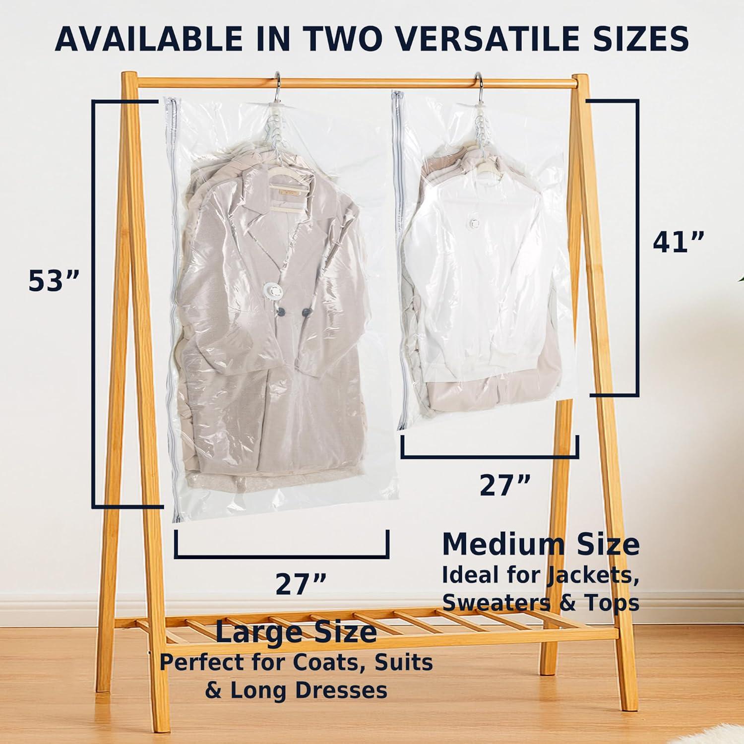 Bolsas de Almacenamiento al Vacío Colgantes SEREKE 4 Piezas