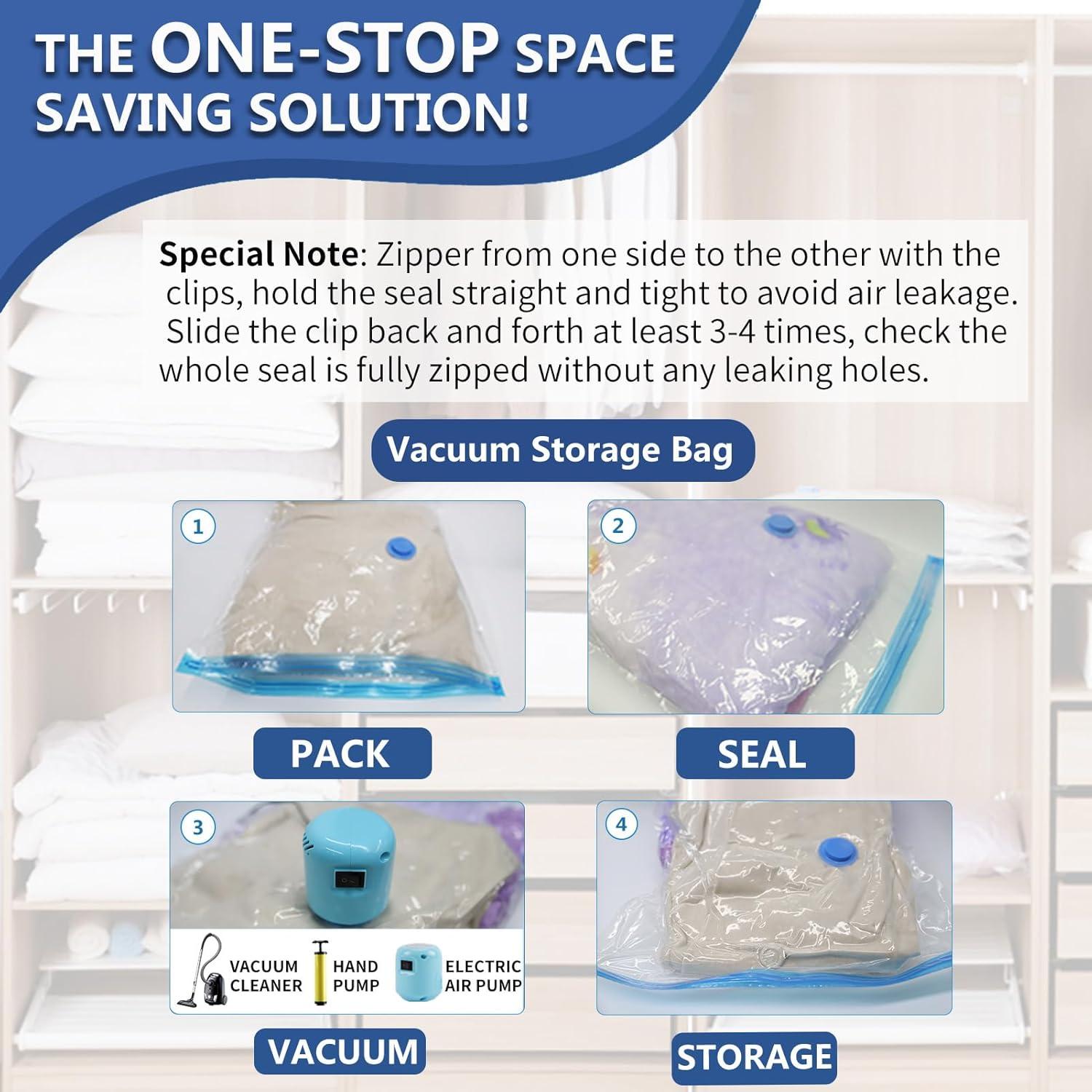 Bolsas de Almacenamiento al Vacío MSBS Packing 10 Pequeñas 60x40cm